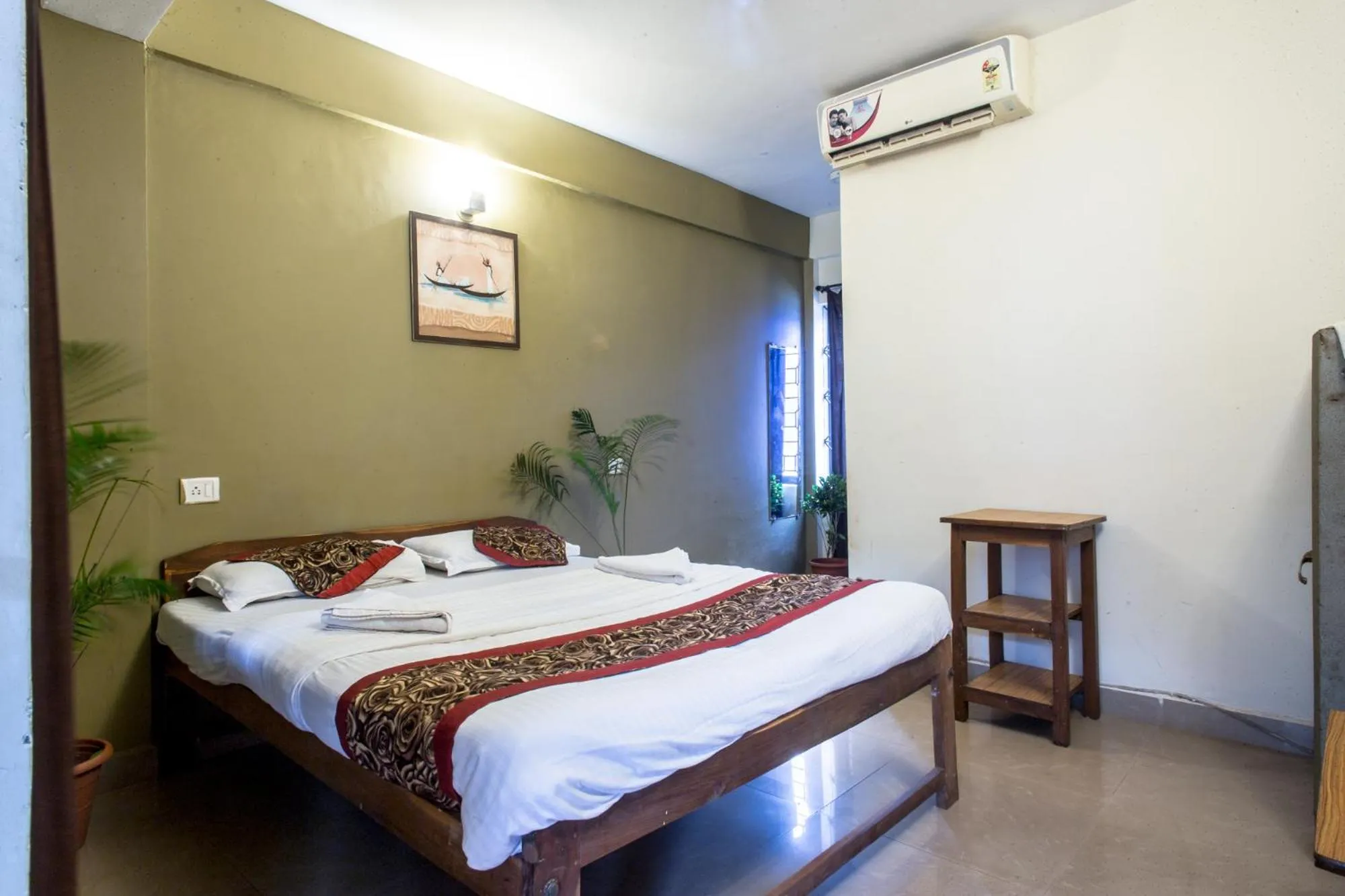 Bed in Kartik Resort