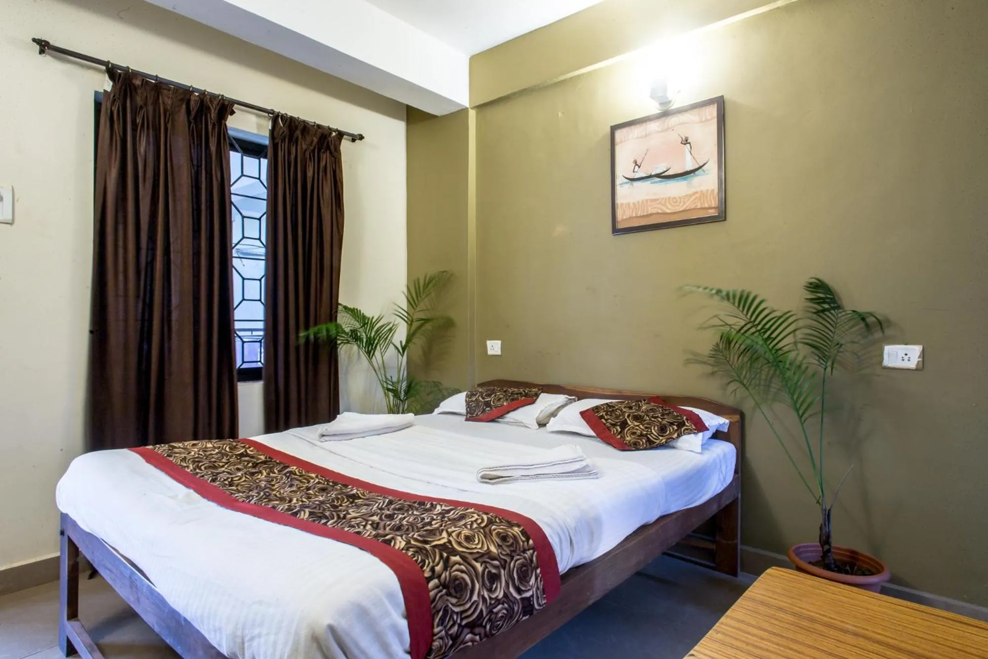 Bed in Kartik Resort