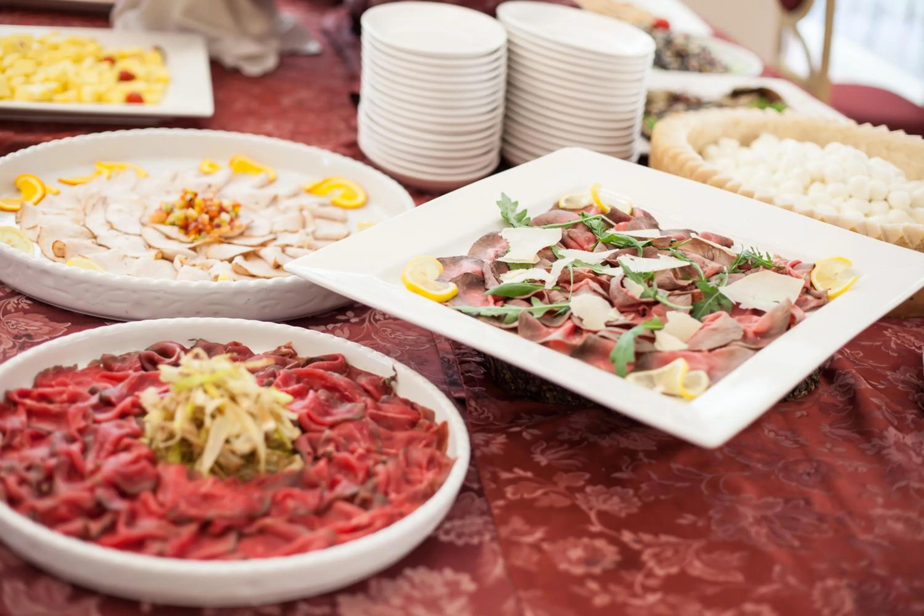 Food close-up in Hotel Garden