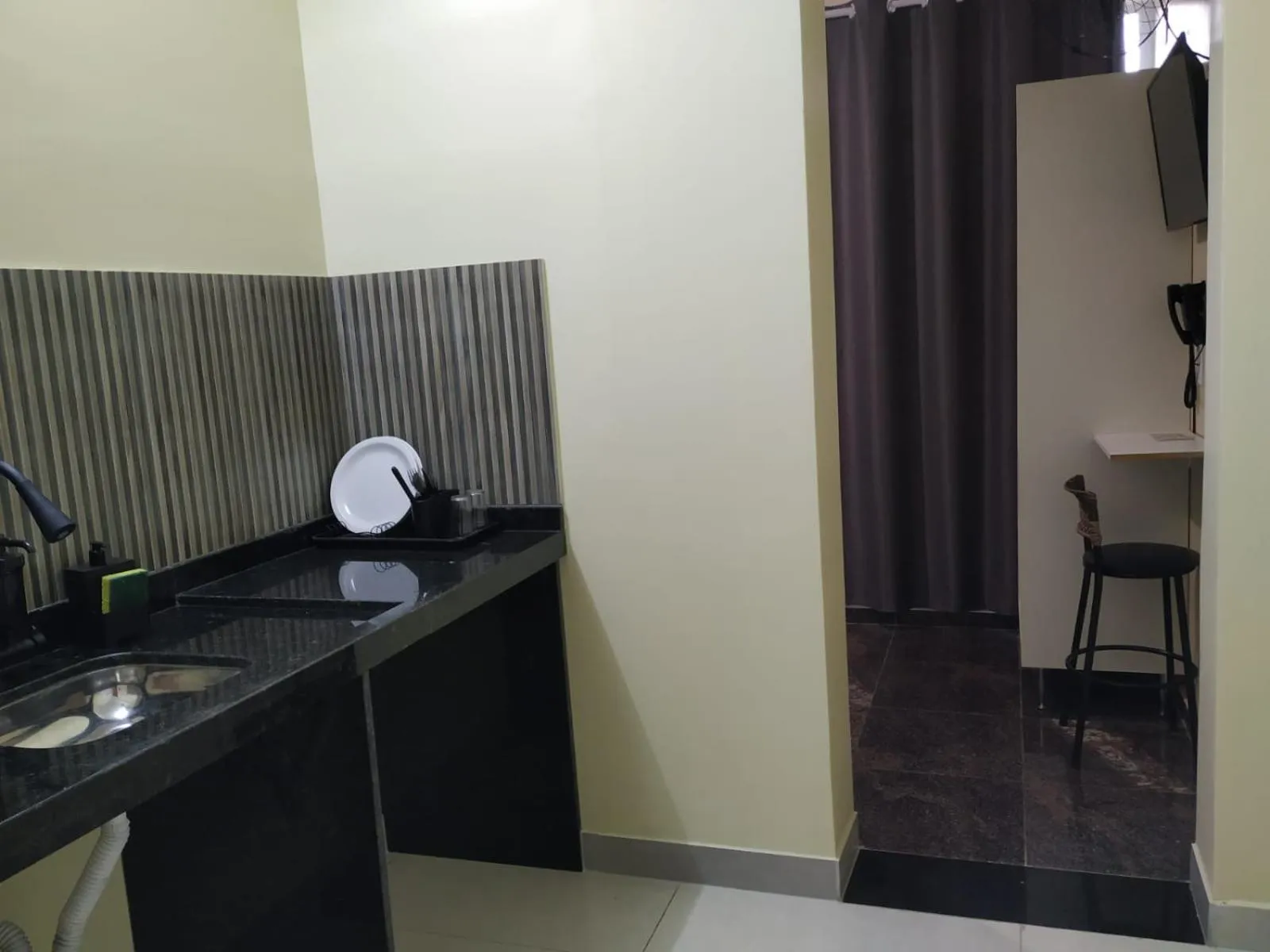 Kitchen or kitchenette in Hotel Garfo de Ouro