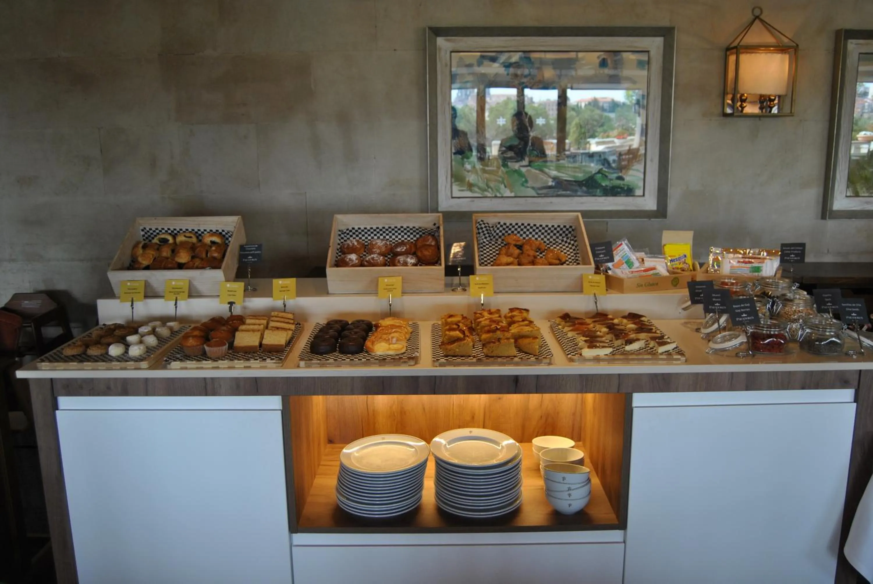 Buffet breakfast in Parador de Salamanca