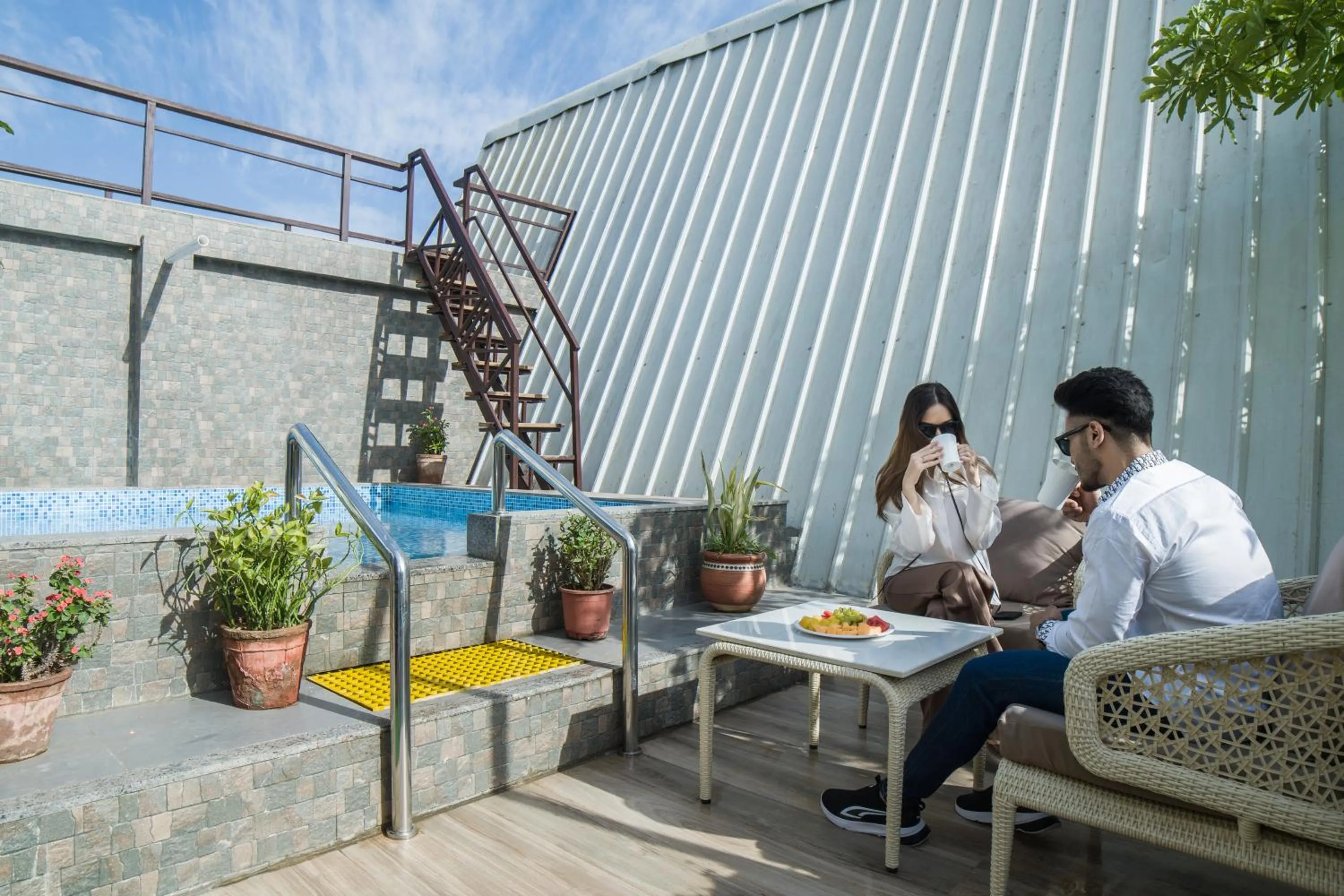 Balcony/Terrace in Visamo Nalsarovar Resort, Ahmedabad