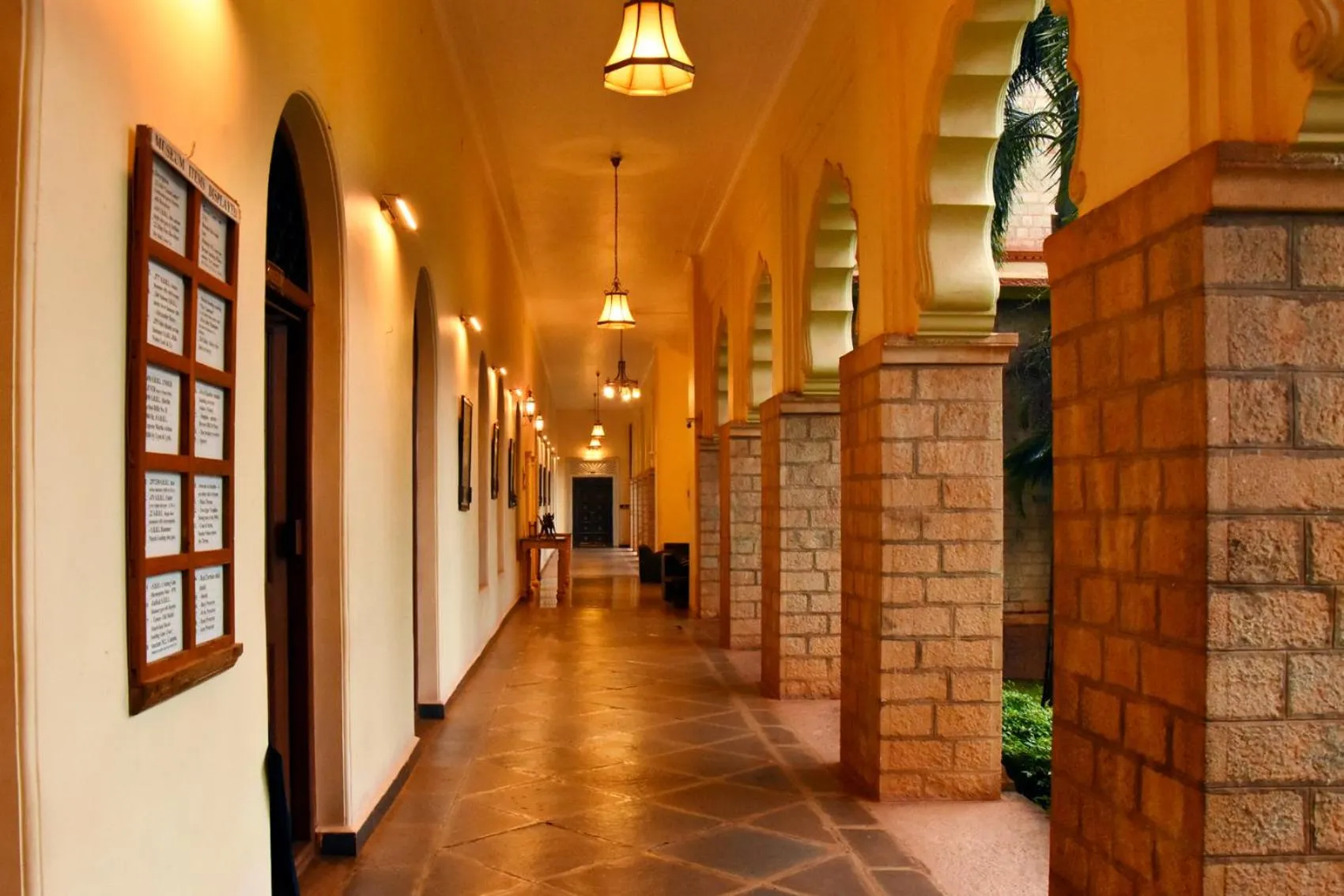 Lobby or reception in WelcomHeritage Shivavilas Palace, HAMPI