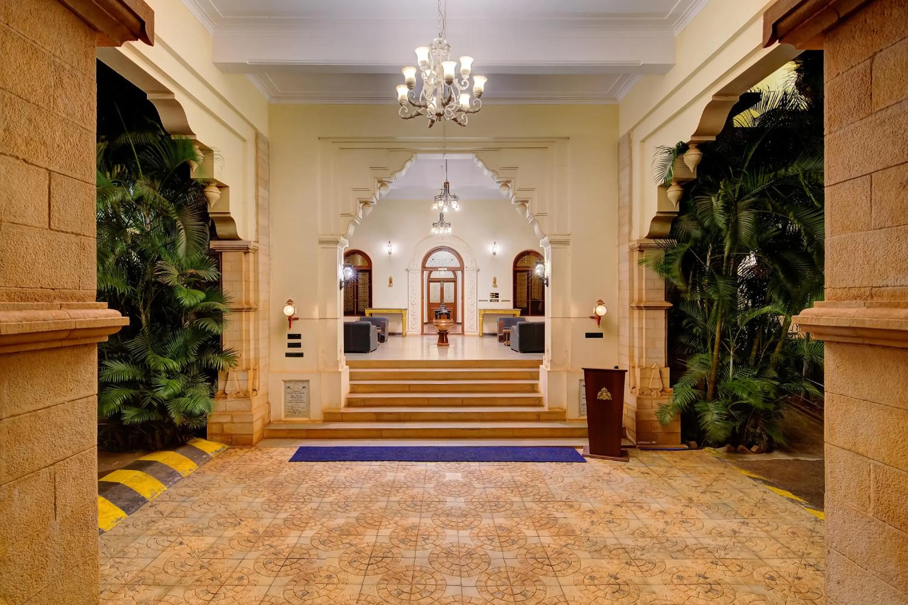 Facade/entrance in WelcomHeritage Shivavilas Palace, HAMPI