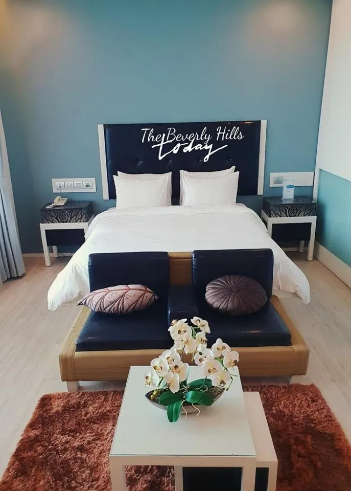 Bed in The Beverly Hills Hotel