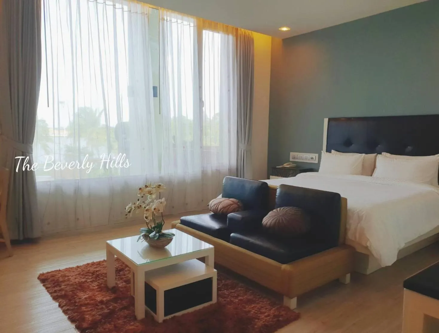 Bed in The Beverly Hills Hotel