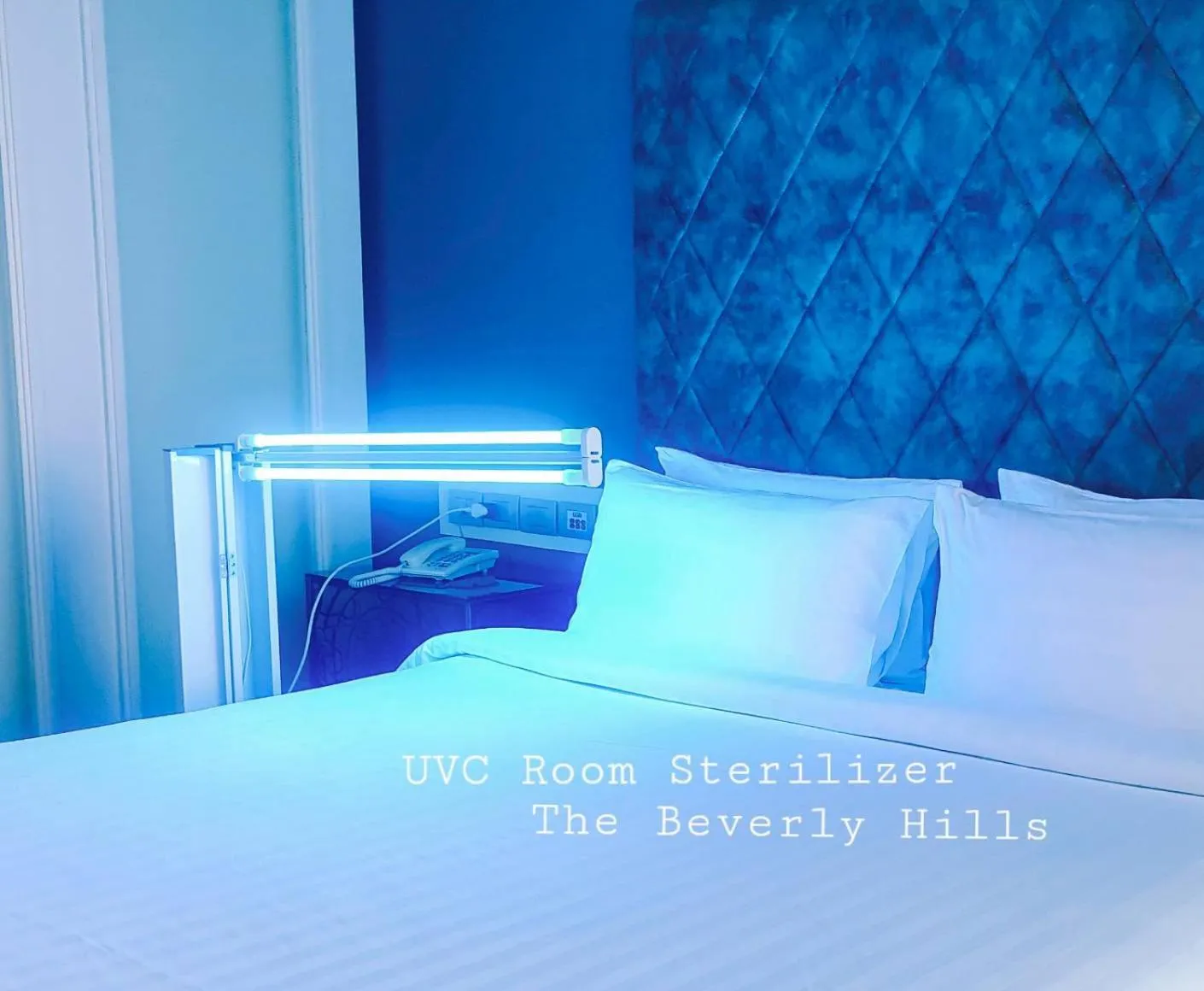 Bed in The Beverly Hills Hotel