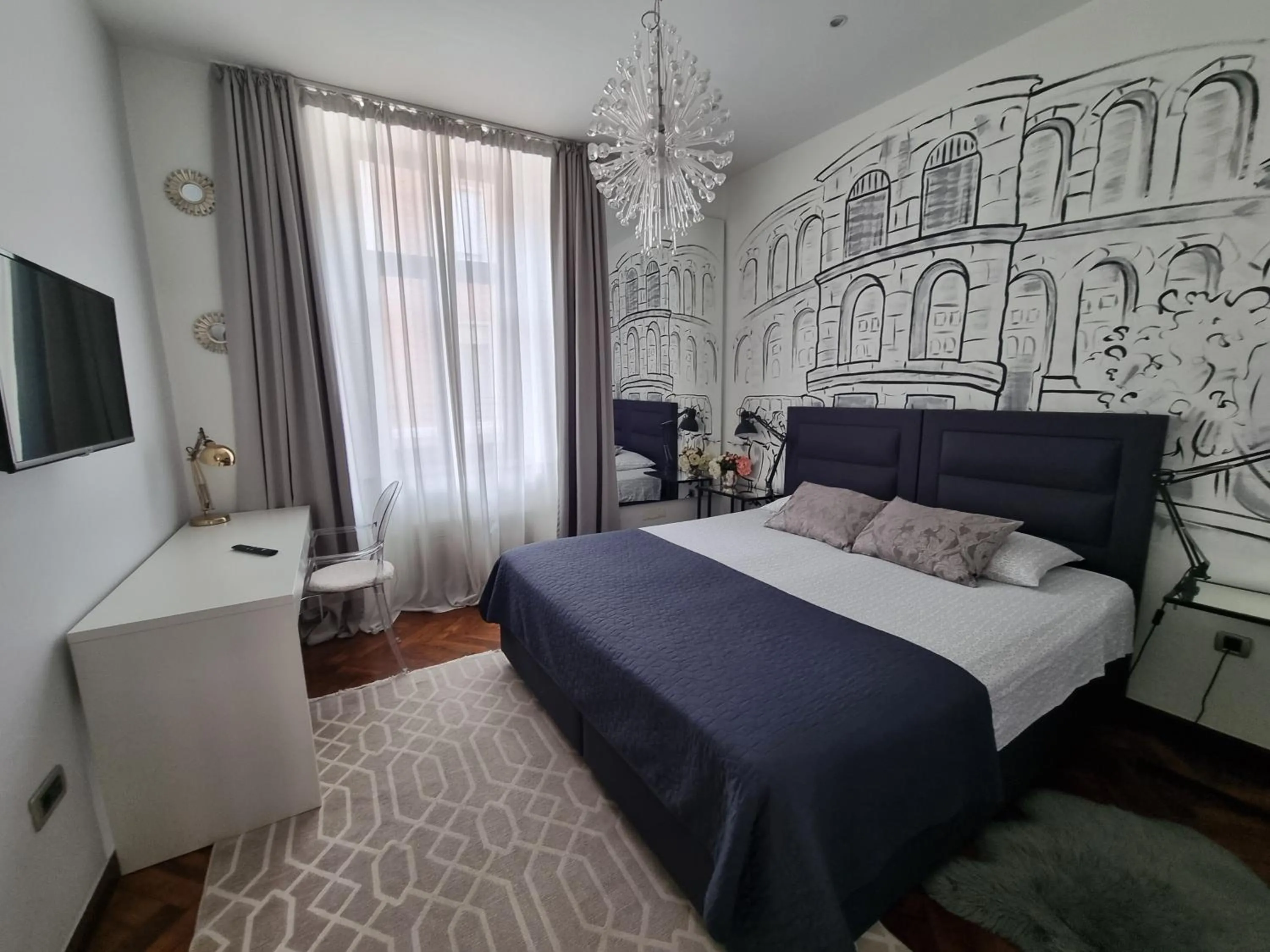 Arena Design Apartments with FREE Private Parking and with a terrace