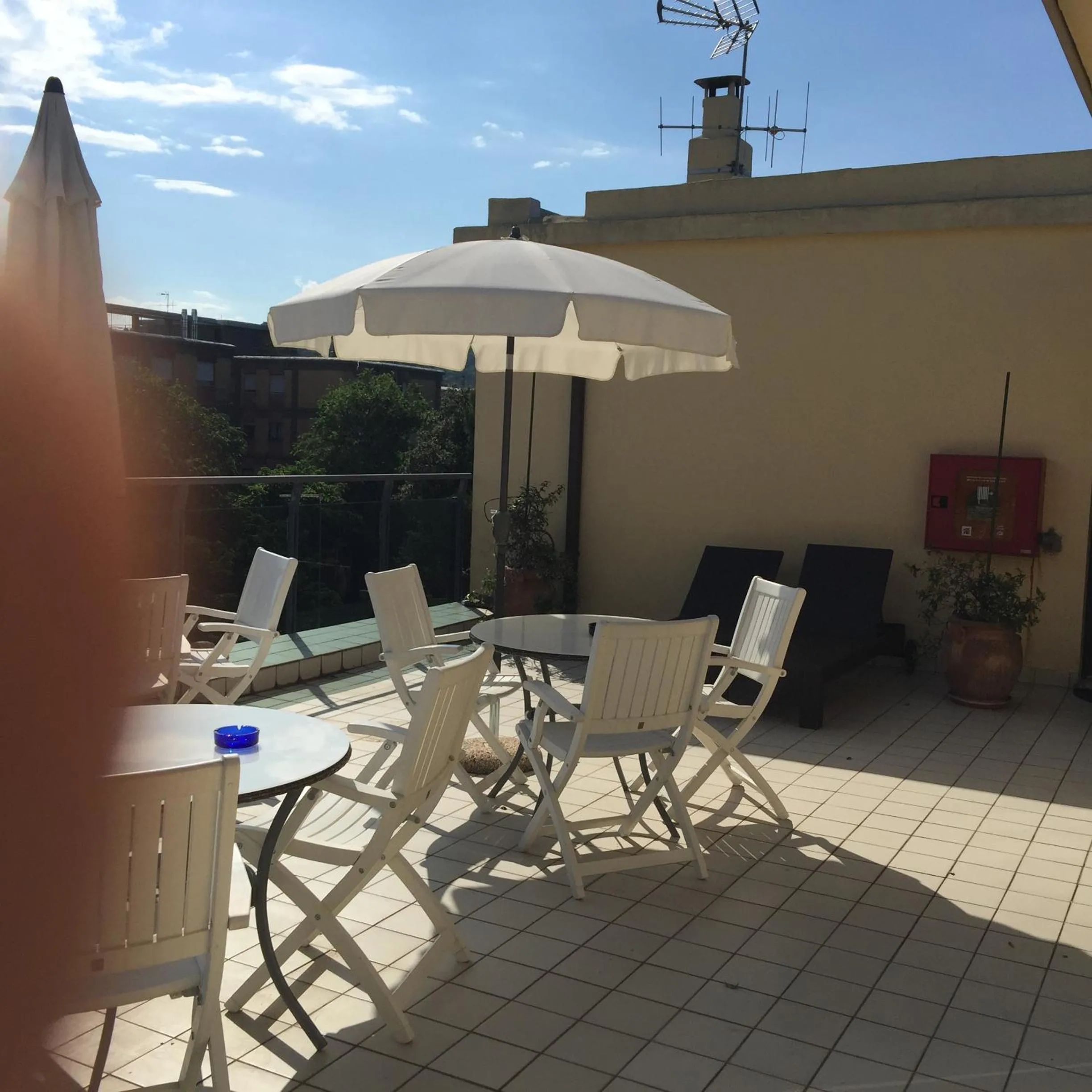 Balcony/Terrace in Hotel Athena
