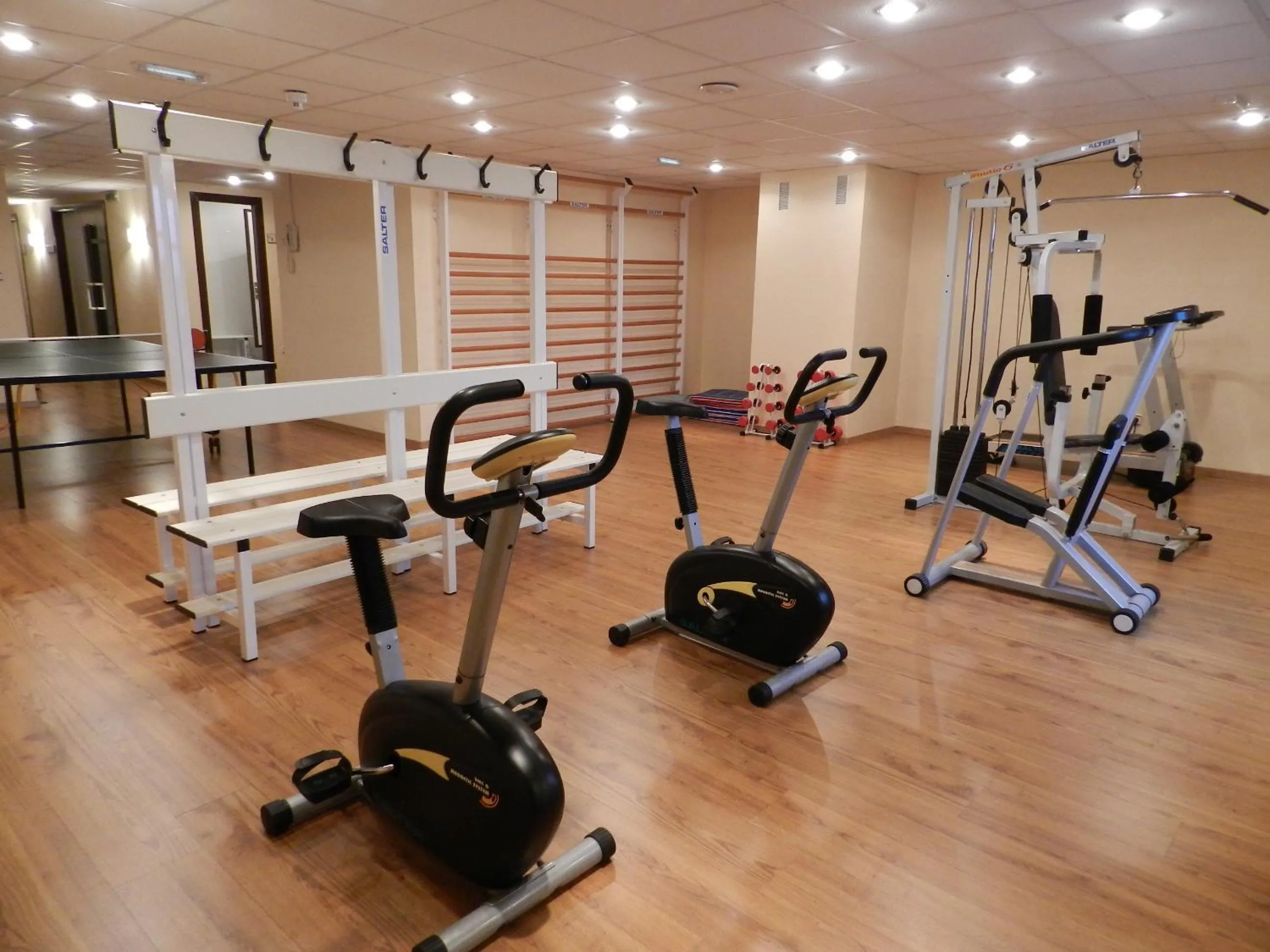 Fitness centre/facilities in Parador de Vilalba