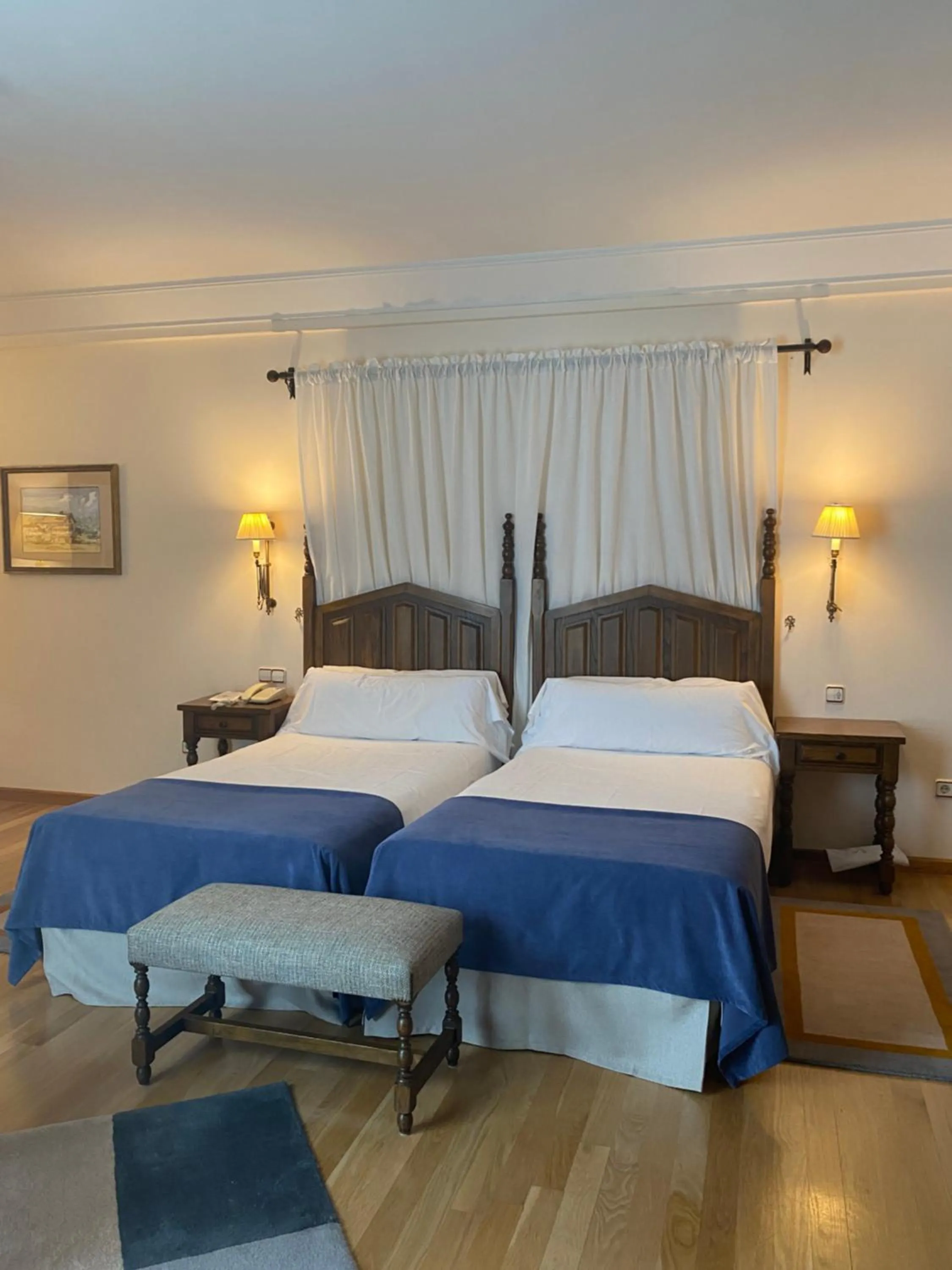 Bed in Parador de Vilalba