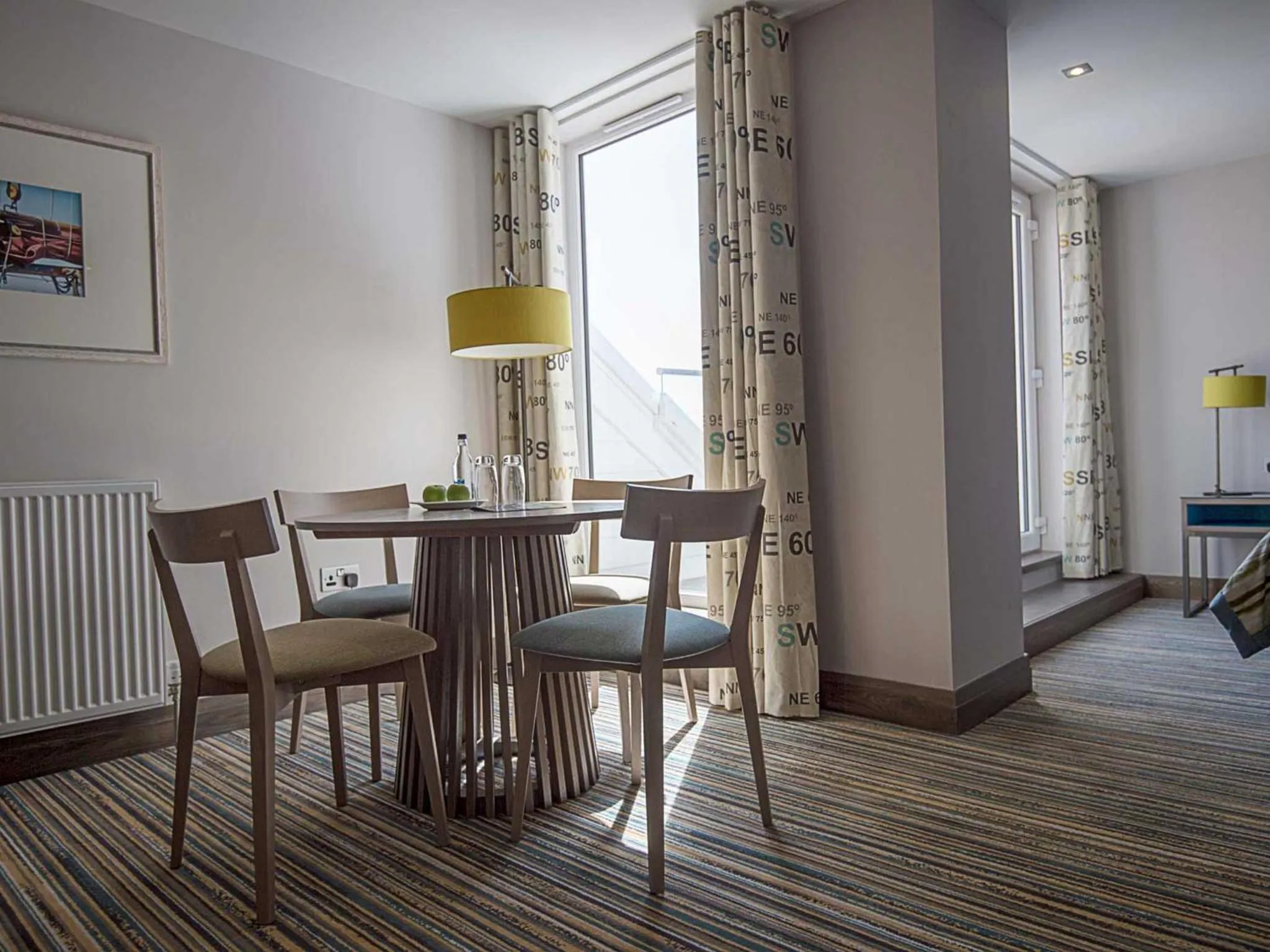 Seating area in The Waterside Hotel