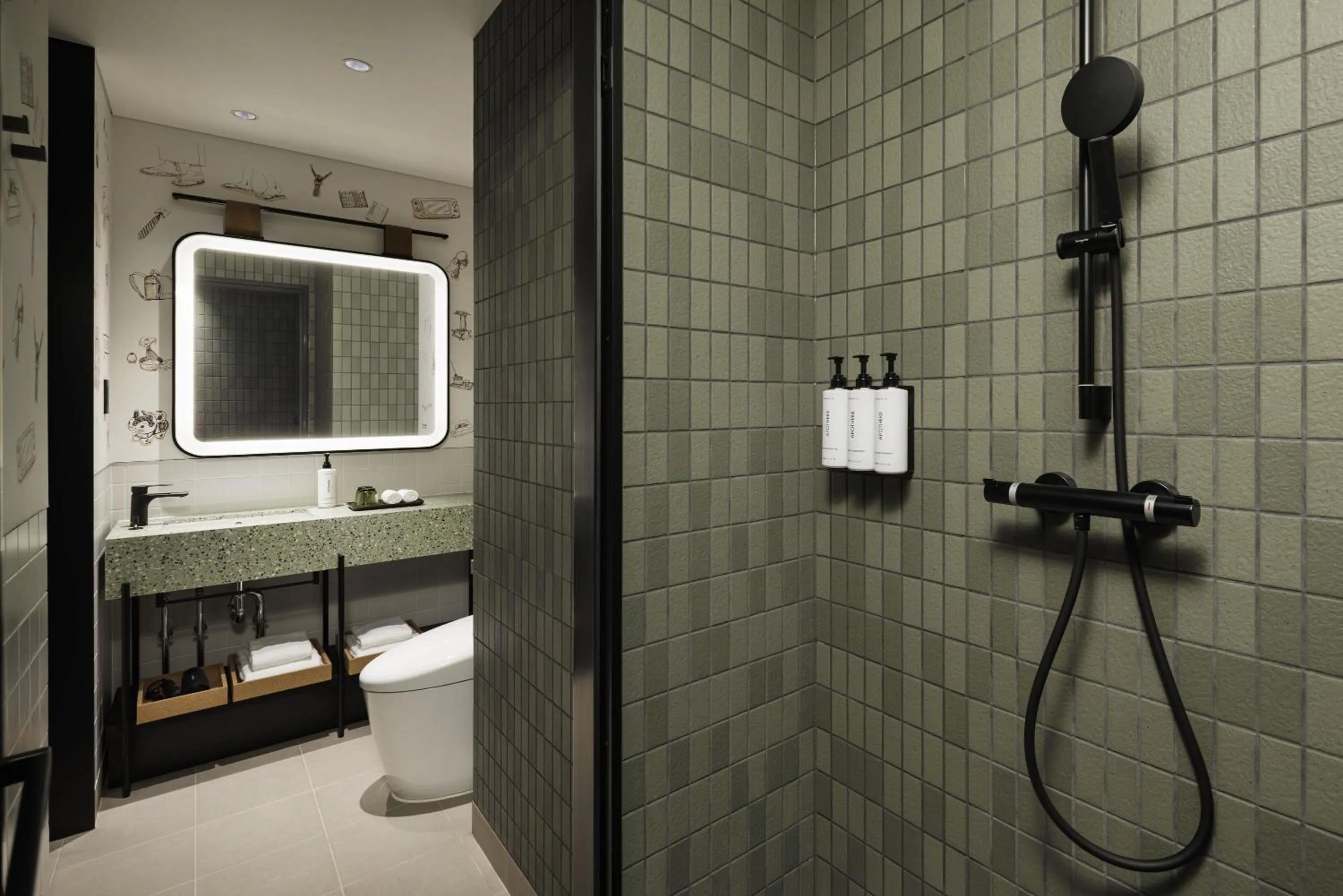 Bathroom in Caption By Hyatt Kabutocho Tokyo