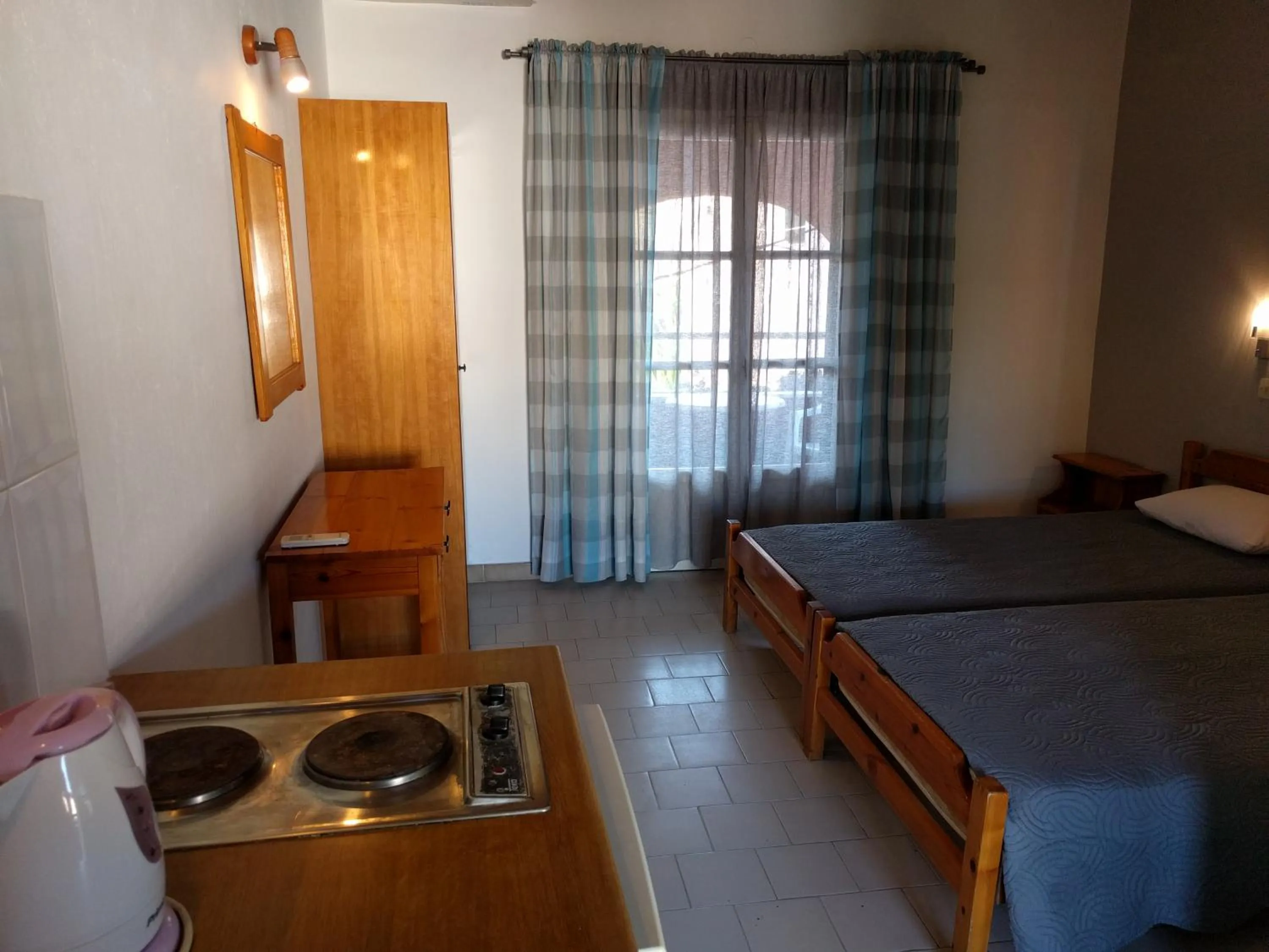 Bedroom, Bed in Ammos Apartments