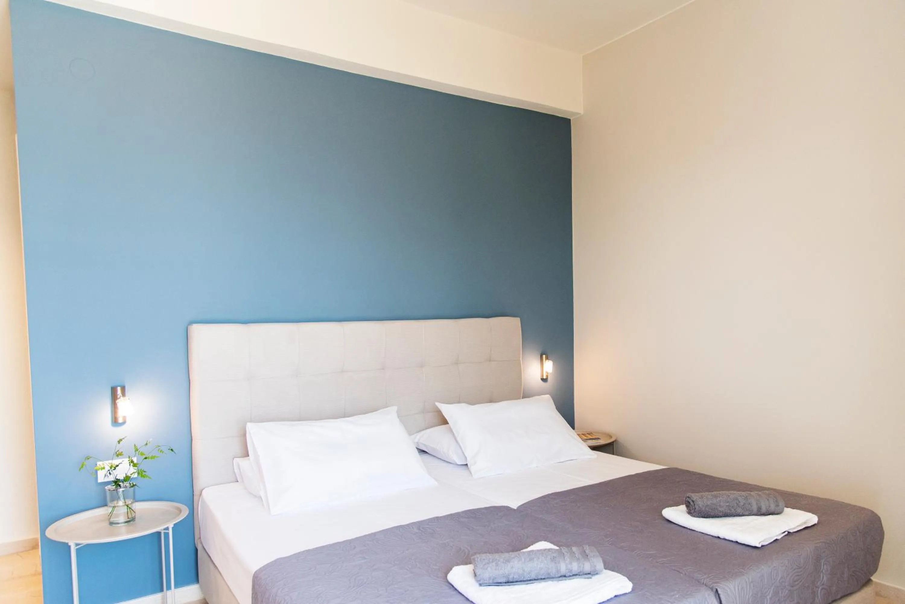 Bedroom, Bed in Ammos Apartments