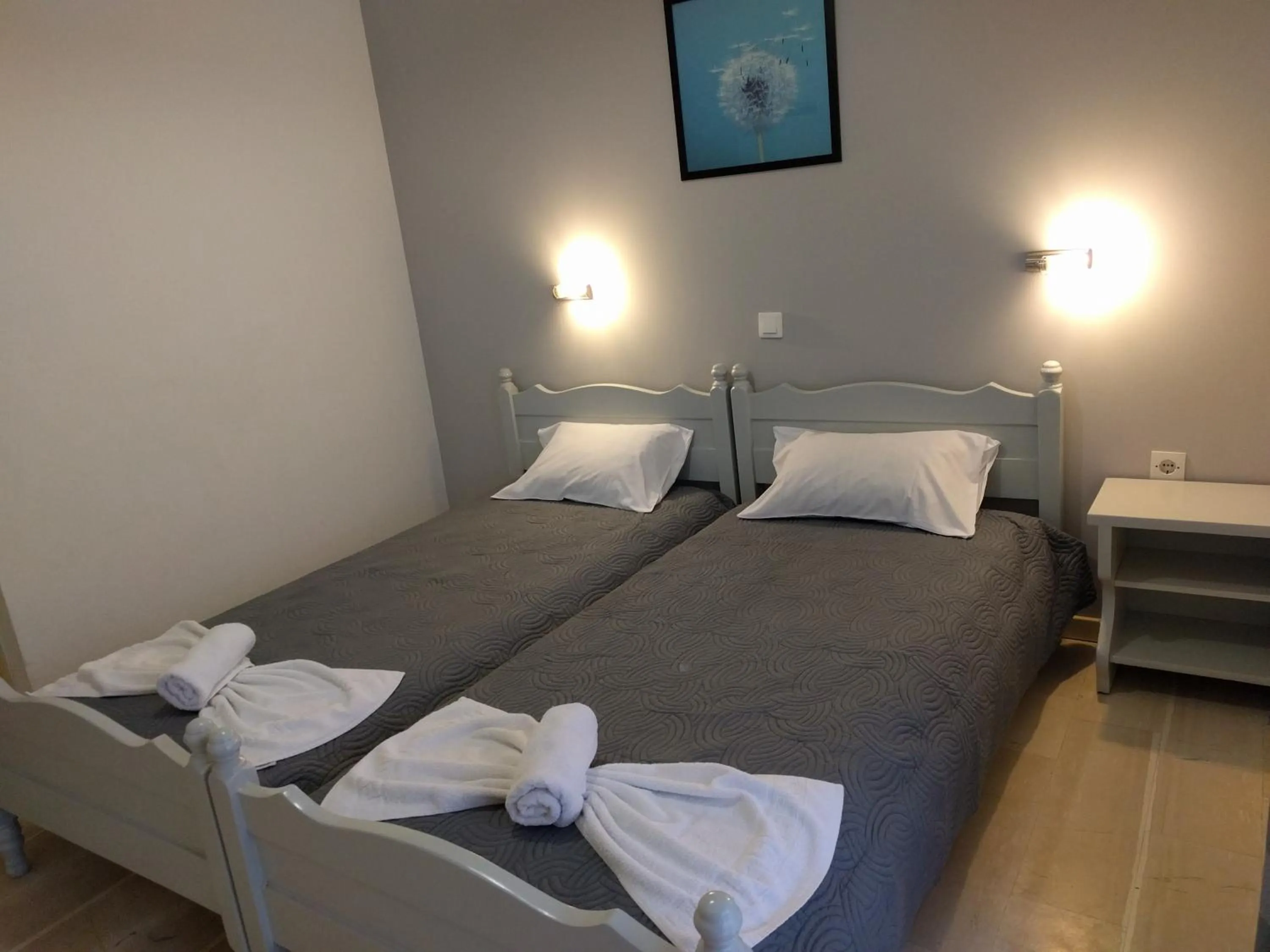 Bed in Ammos Apartments