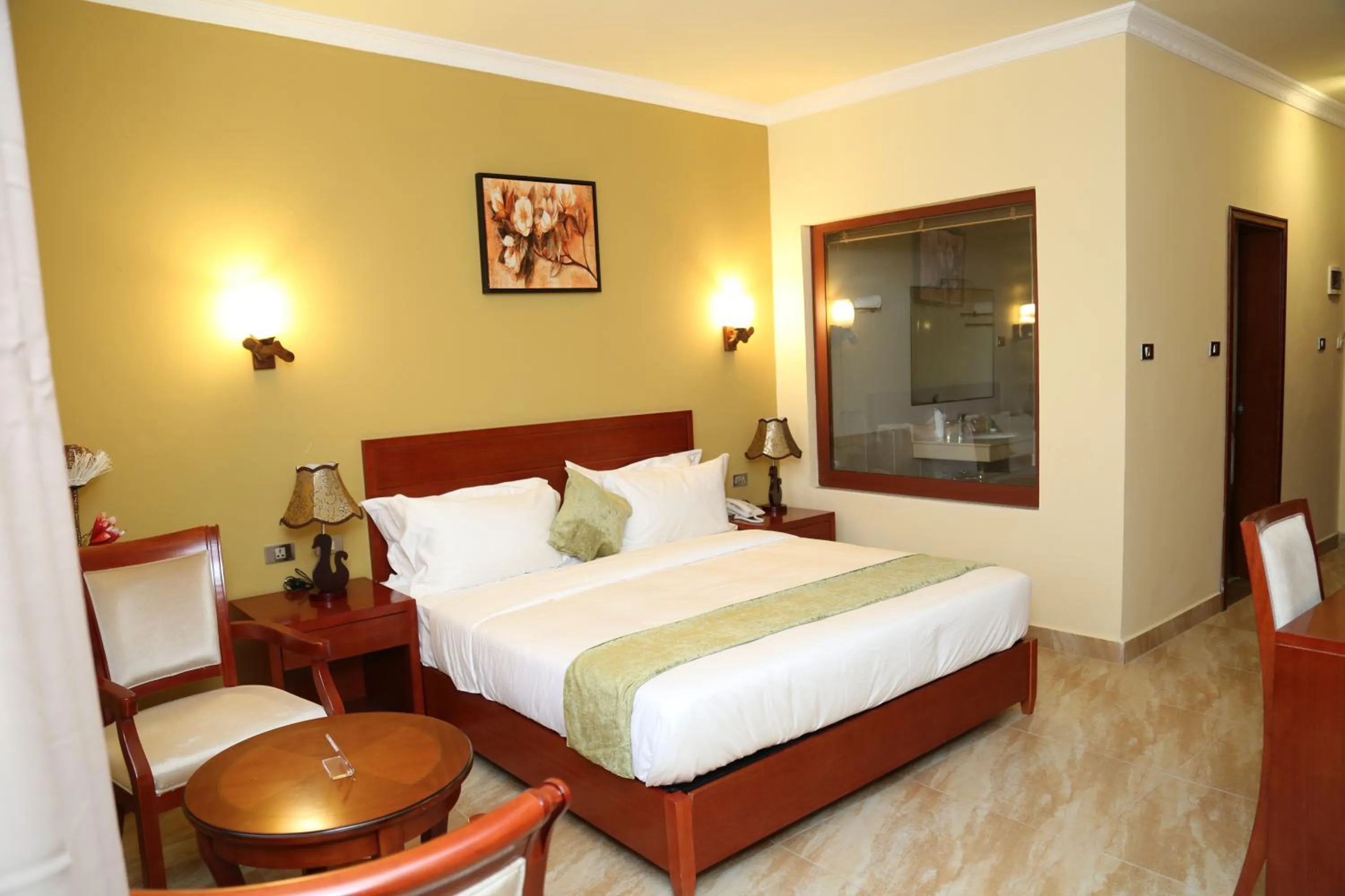 Photo of the whole room, Bed in Ye Afoli International Hotel