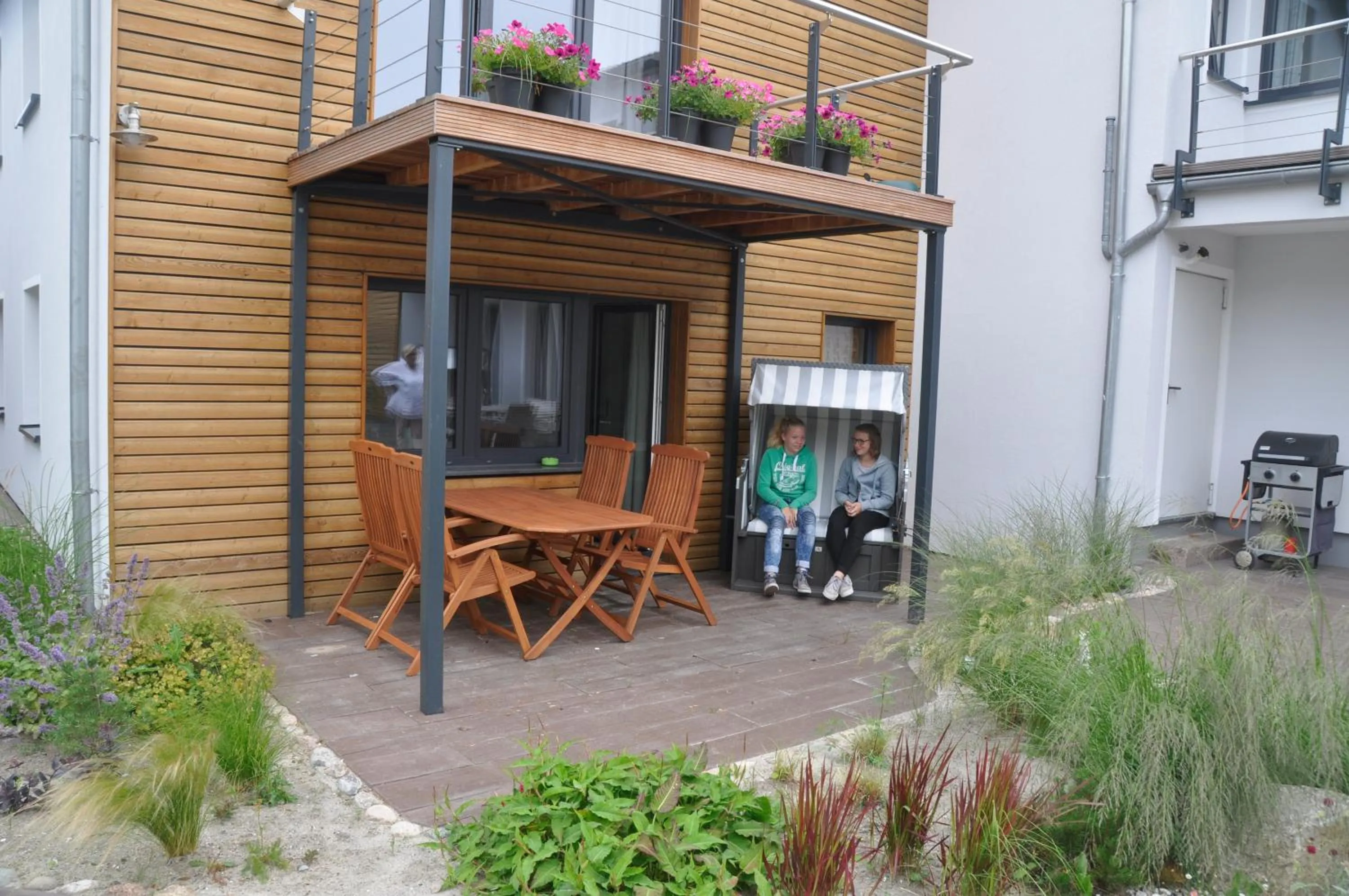 Garden view in Hotel & Ferienunterkünfte Hus Seeblick