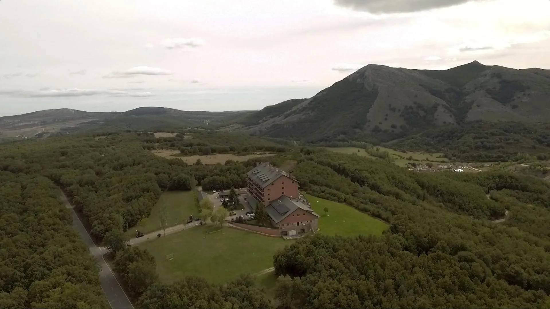 Bird's eye view in Parador de Cervera de Pisuerga
