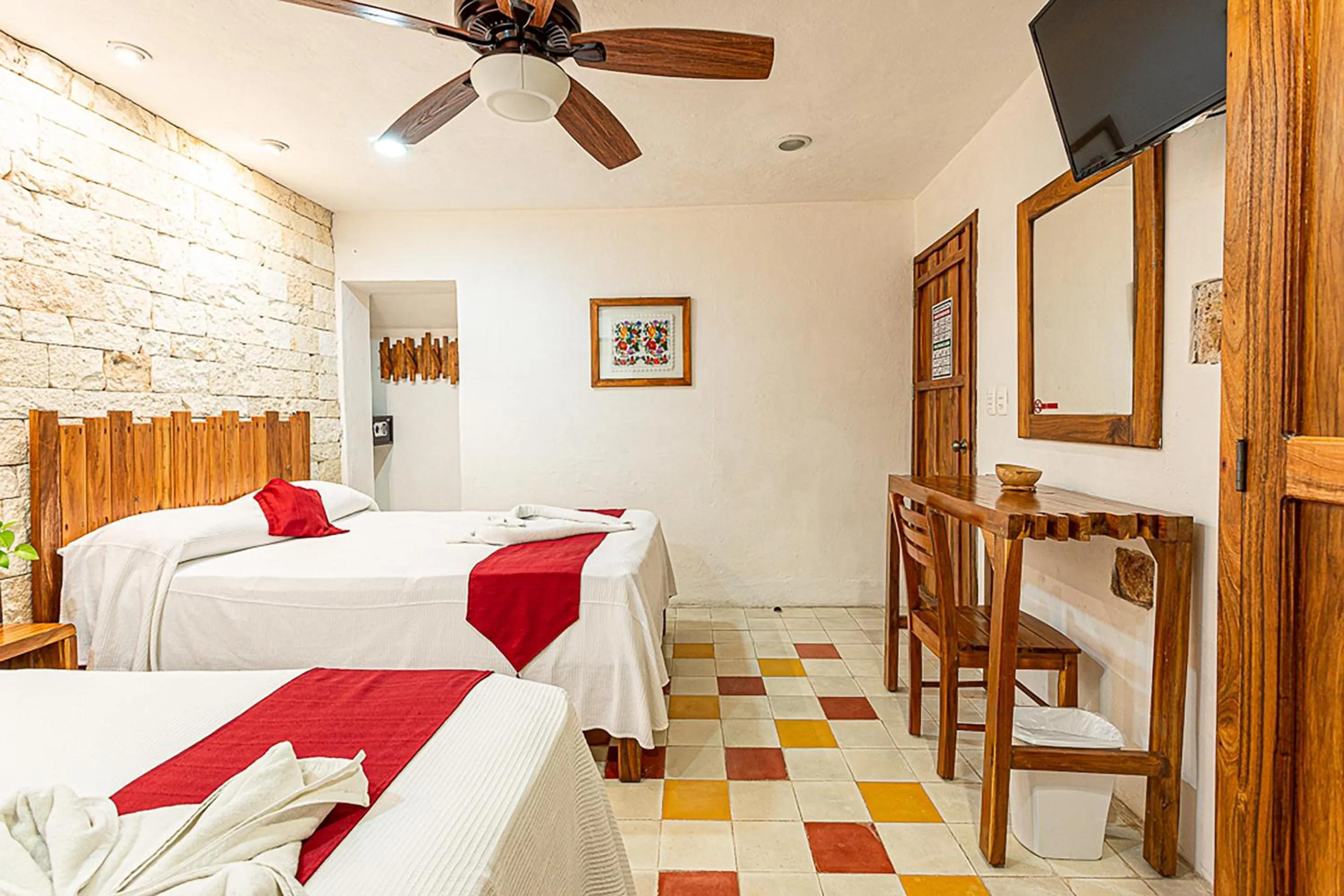 Bed in Hotel Casa Hipil