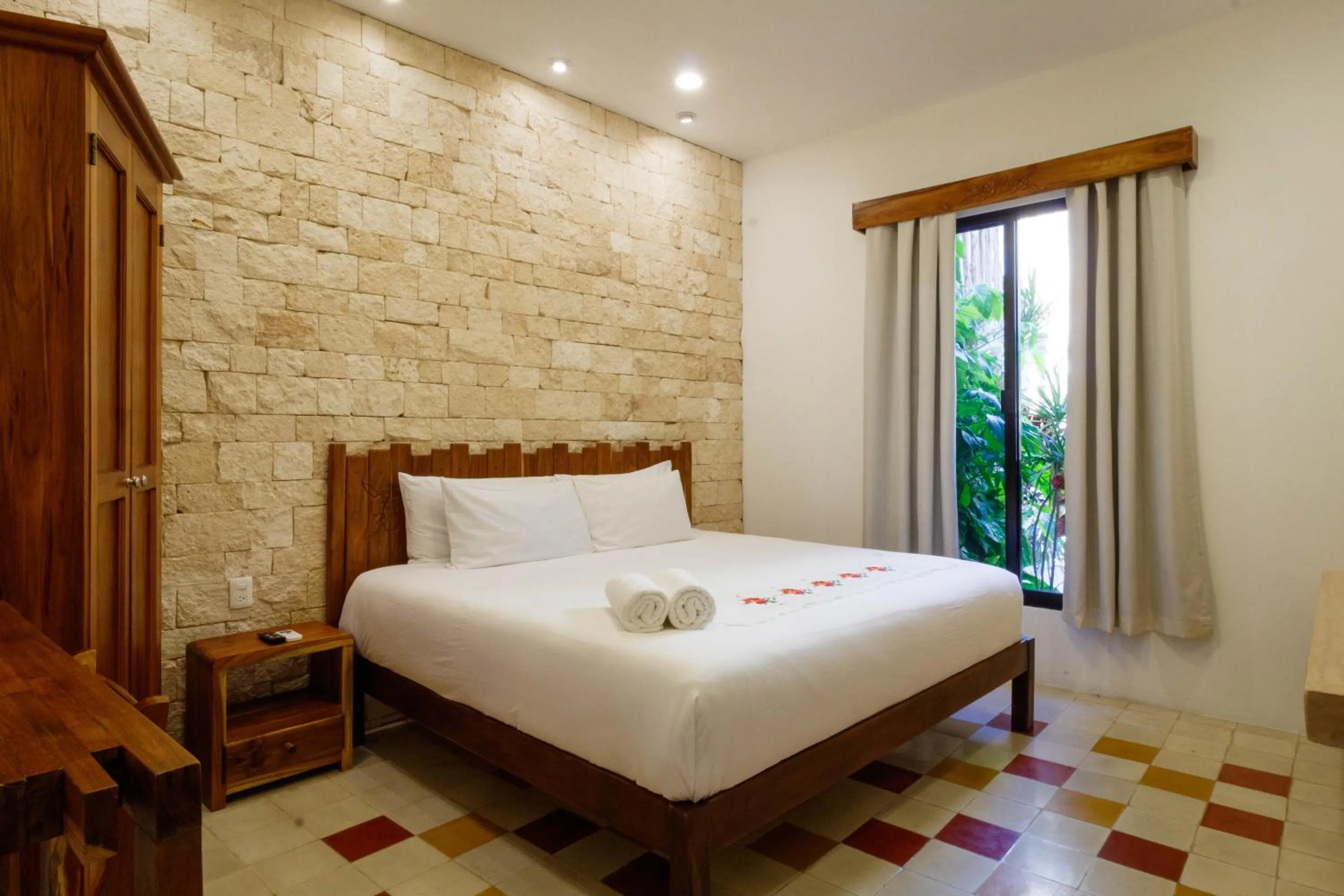 Bed in Hotel Casa Hipil