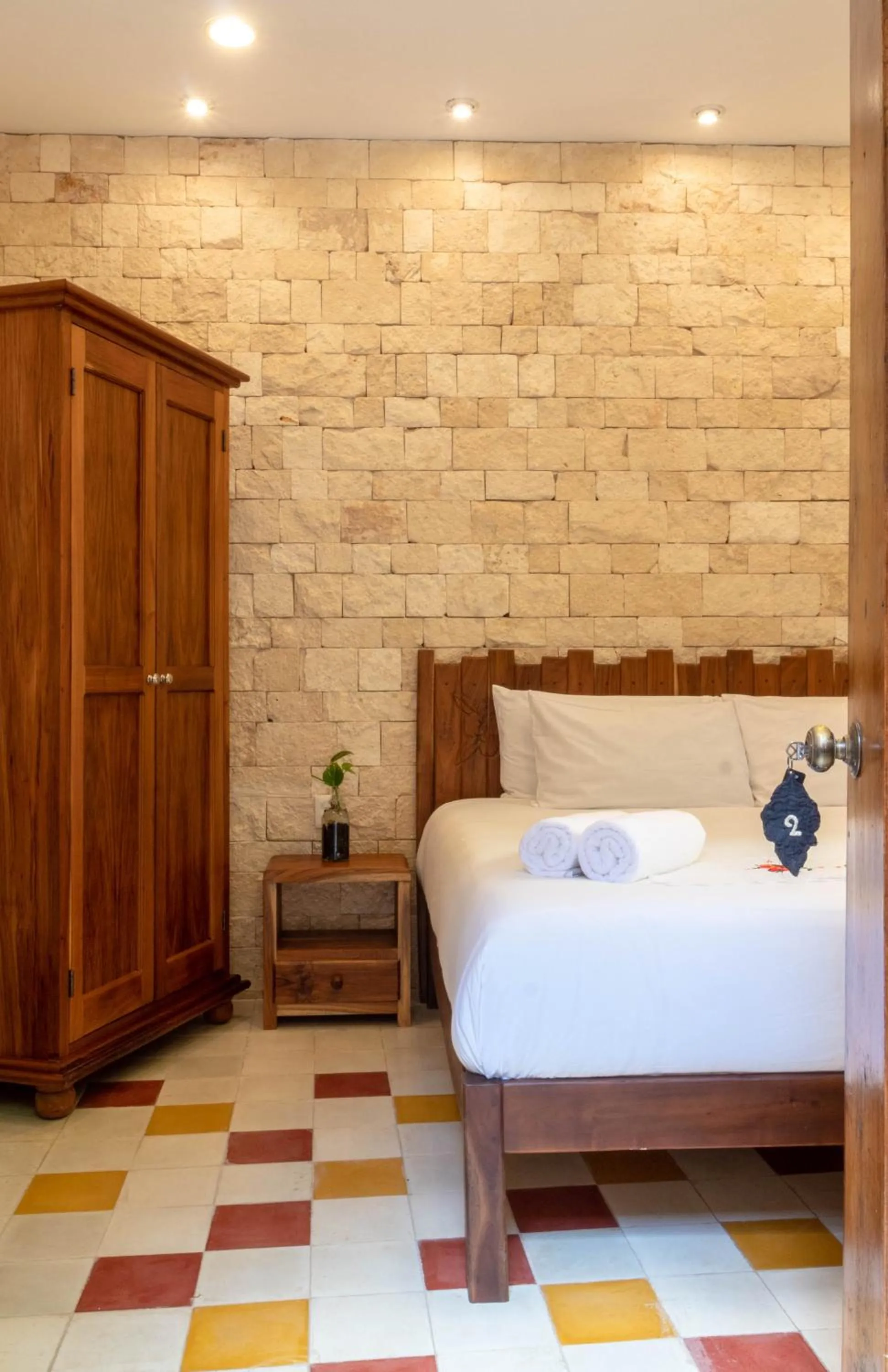 Bed in Hotel Casa Hipil