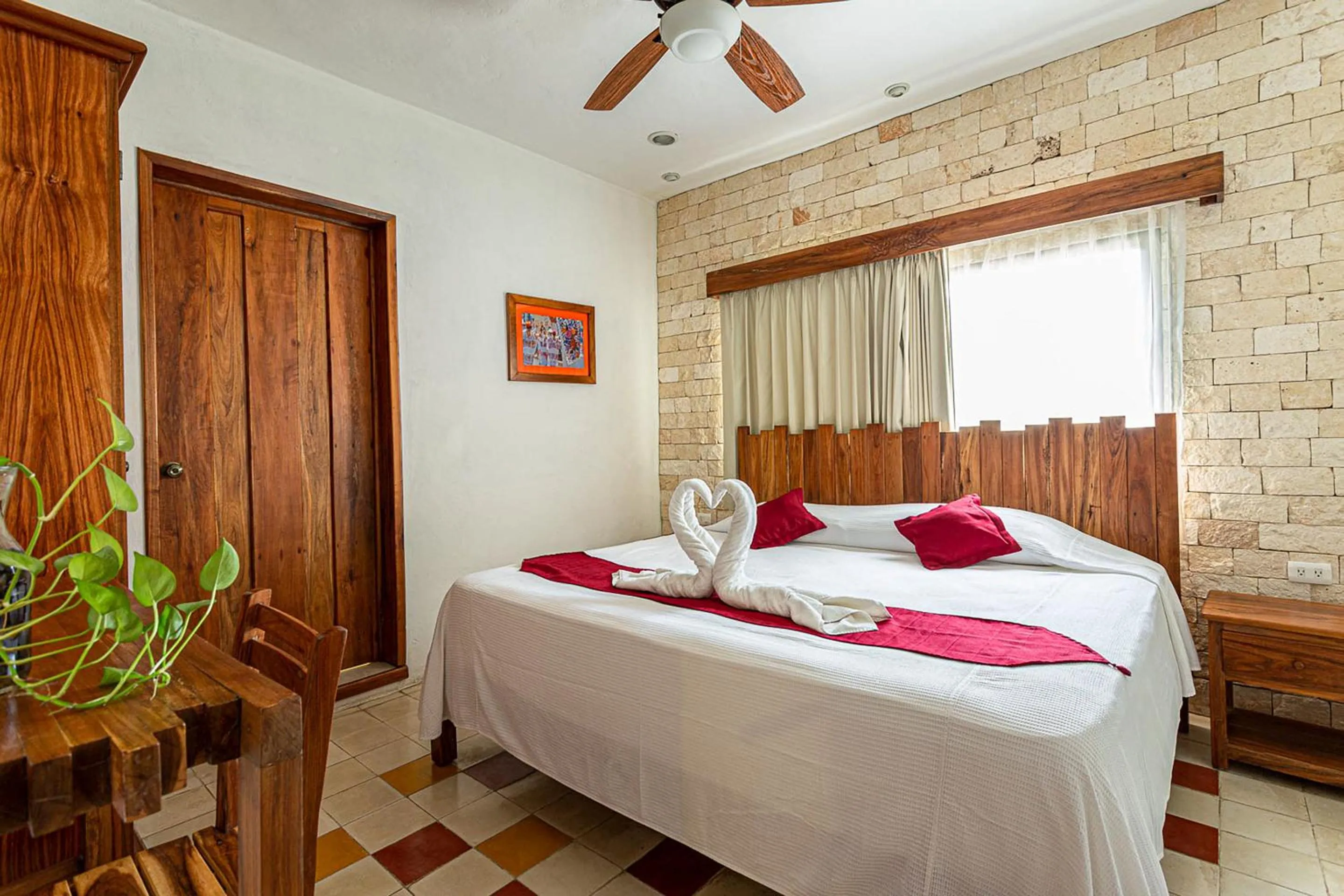 Bed in Hotel Casa Hipil