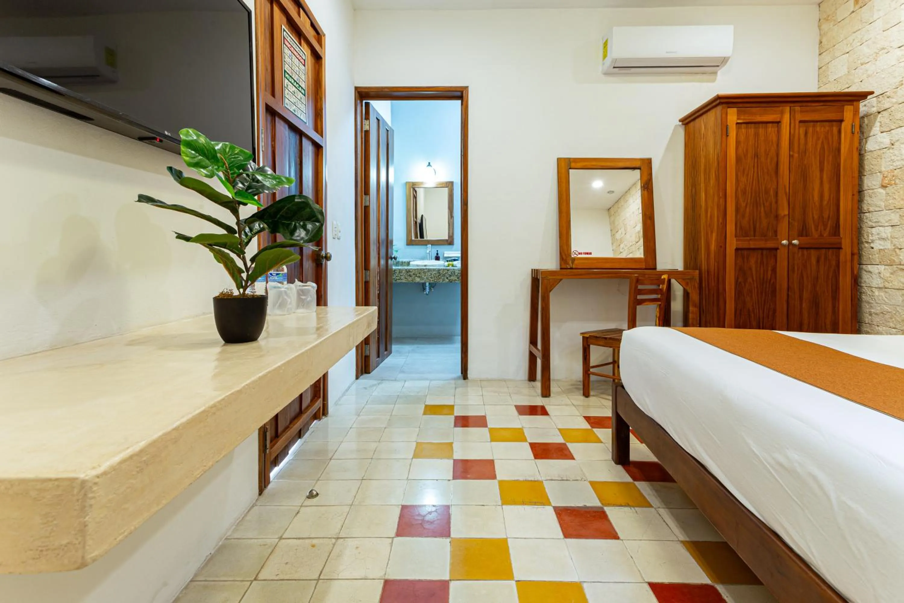 Bed in Hotel Casa Hipil