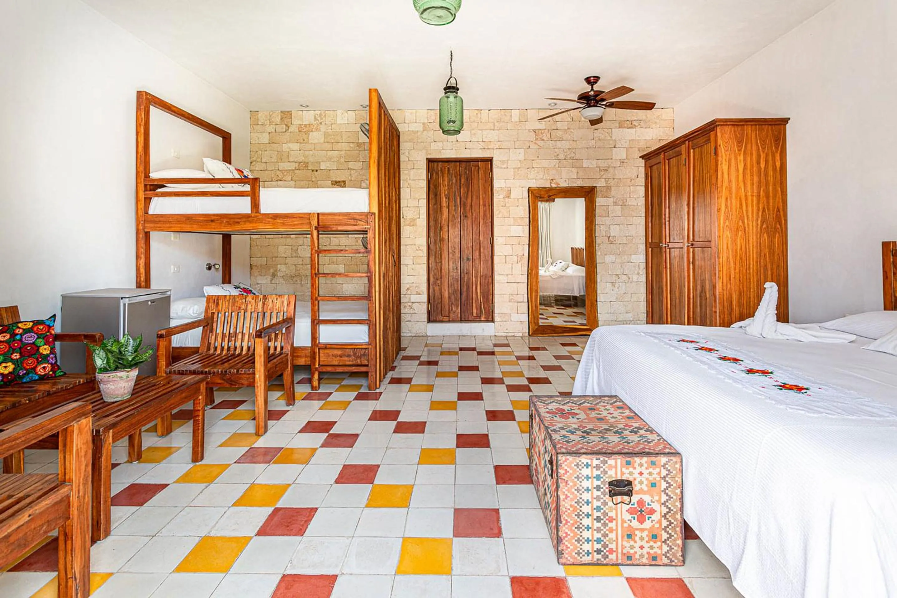 Bed in Hotel Casa Hipil