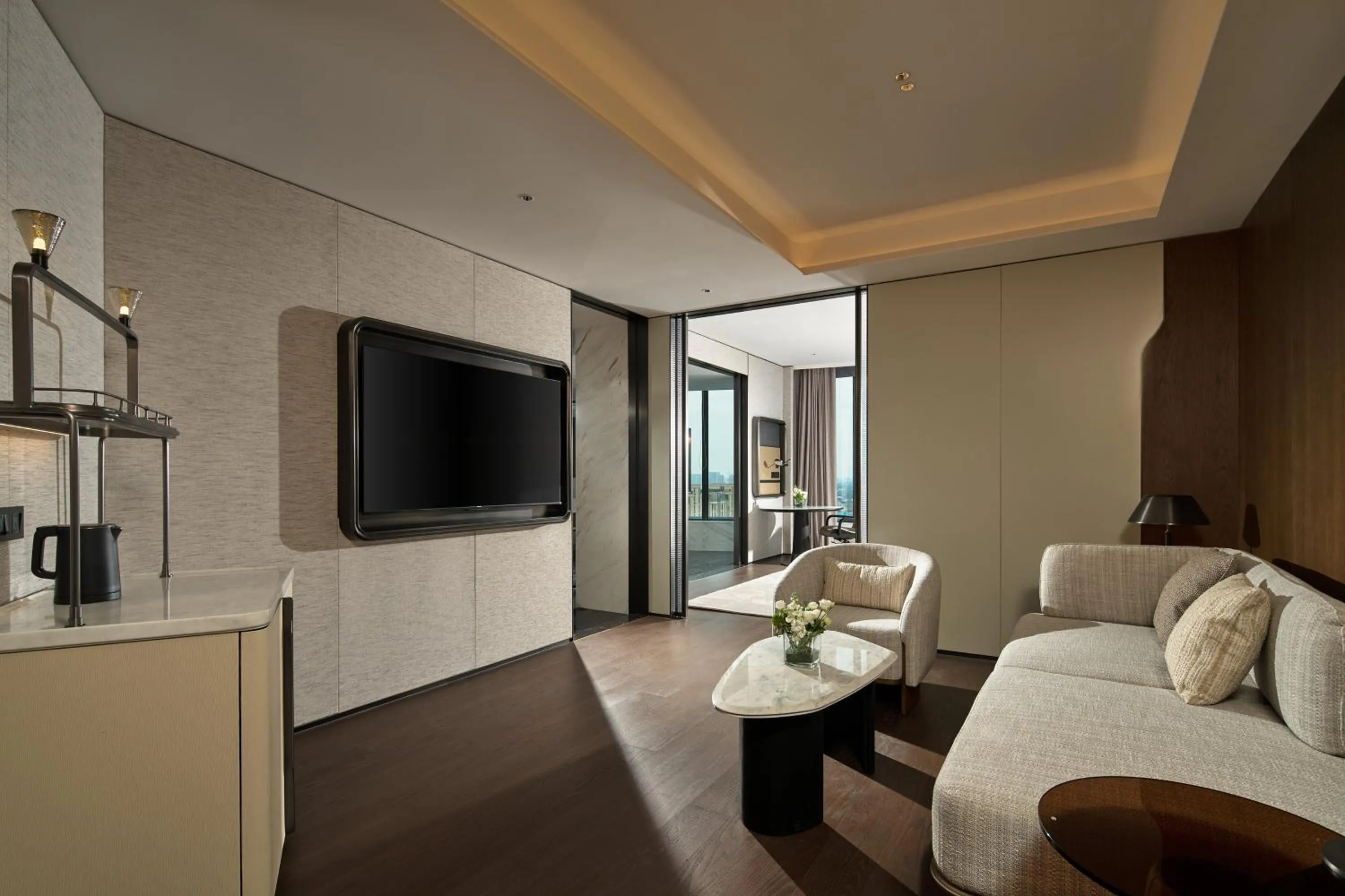 Photo of the whole room in Crowne Plaza Taixing