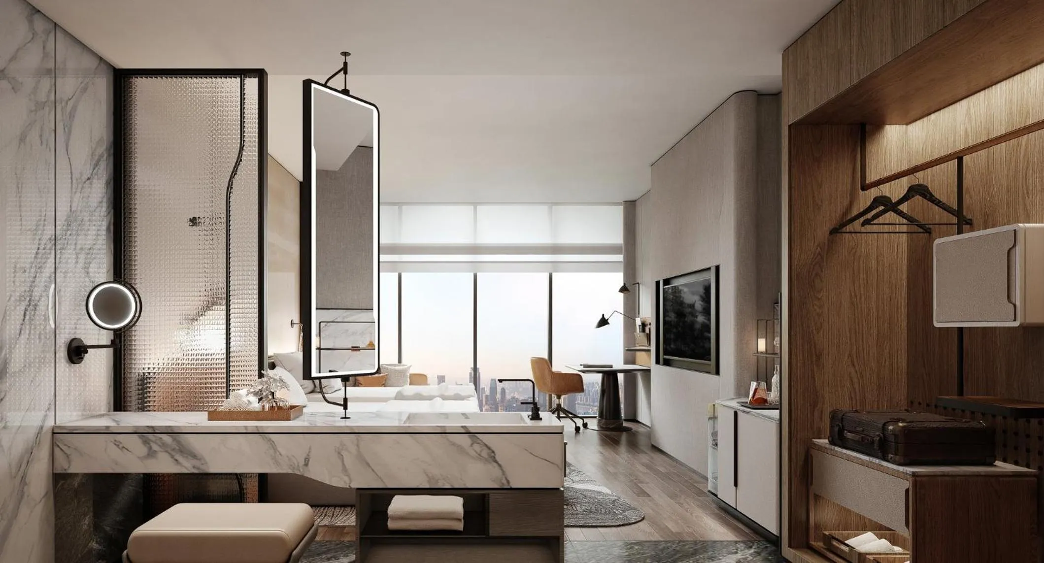 Photo of the whole room in Crowne Plaza Taixing