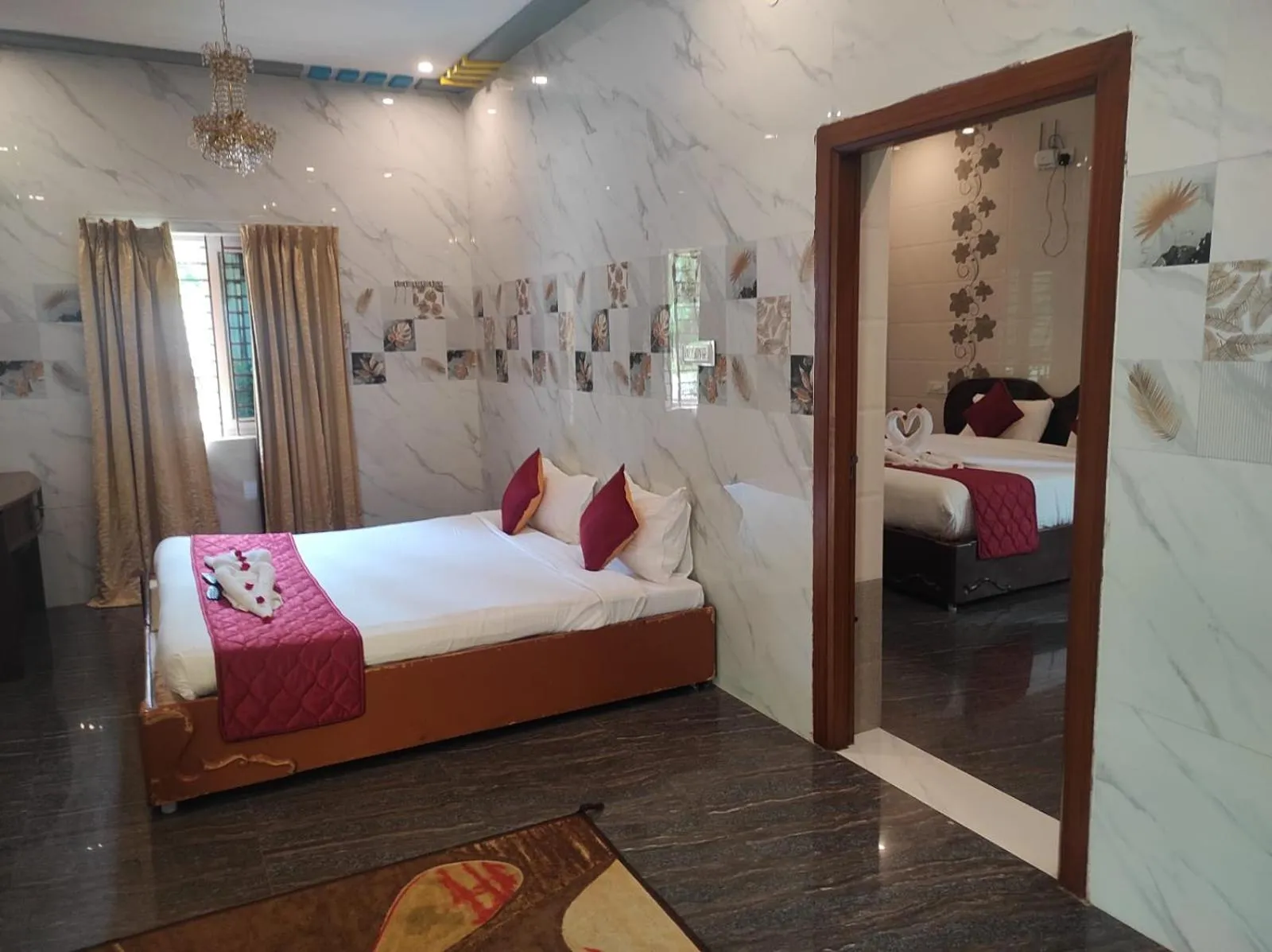 Bed in Sharma Jee Farm House Yercaud