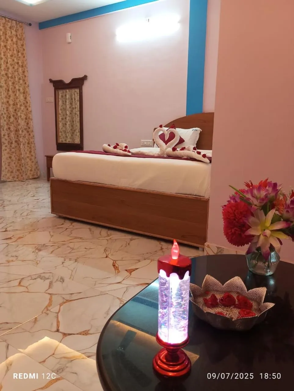 Bed in Sharma Jee Farm House Yercaud