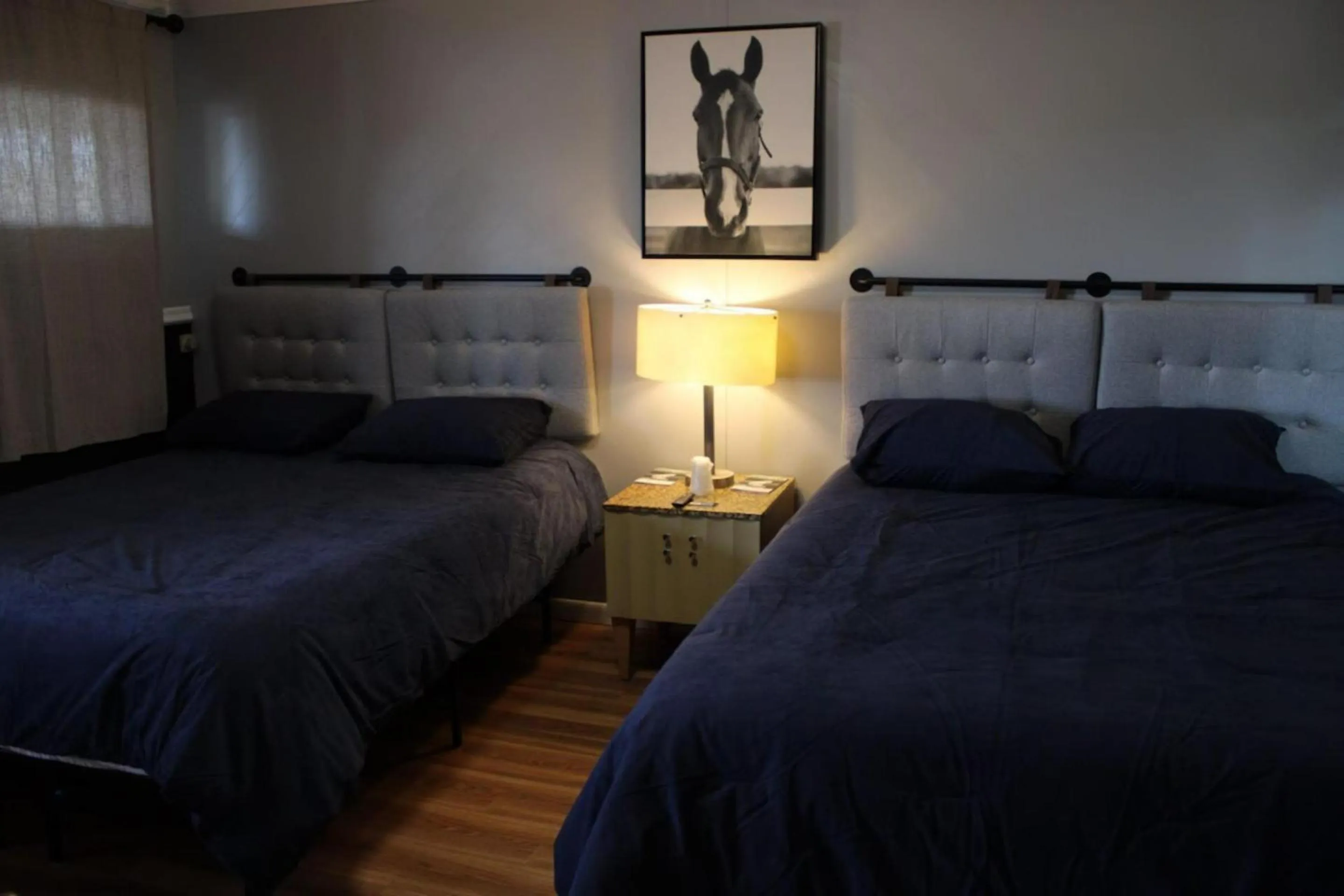 Bedroom, Bed in Wisconsin-Aire Motel By OYO Random Lake