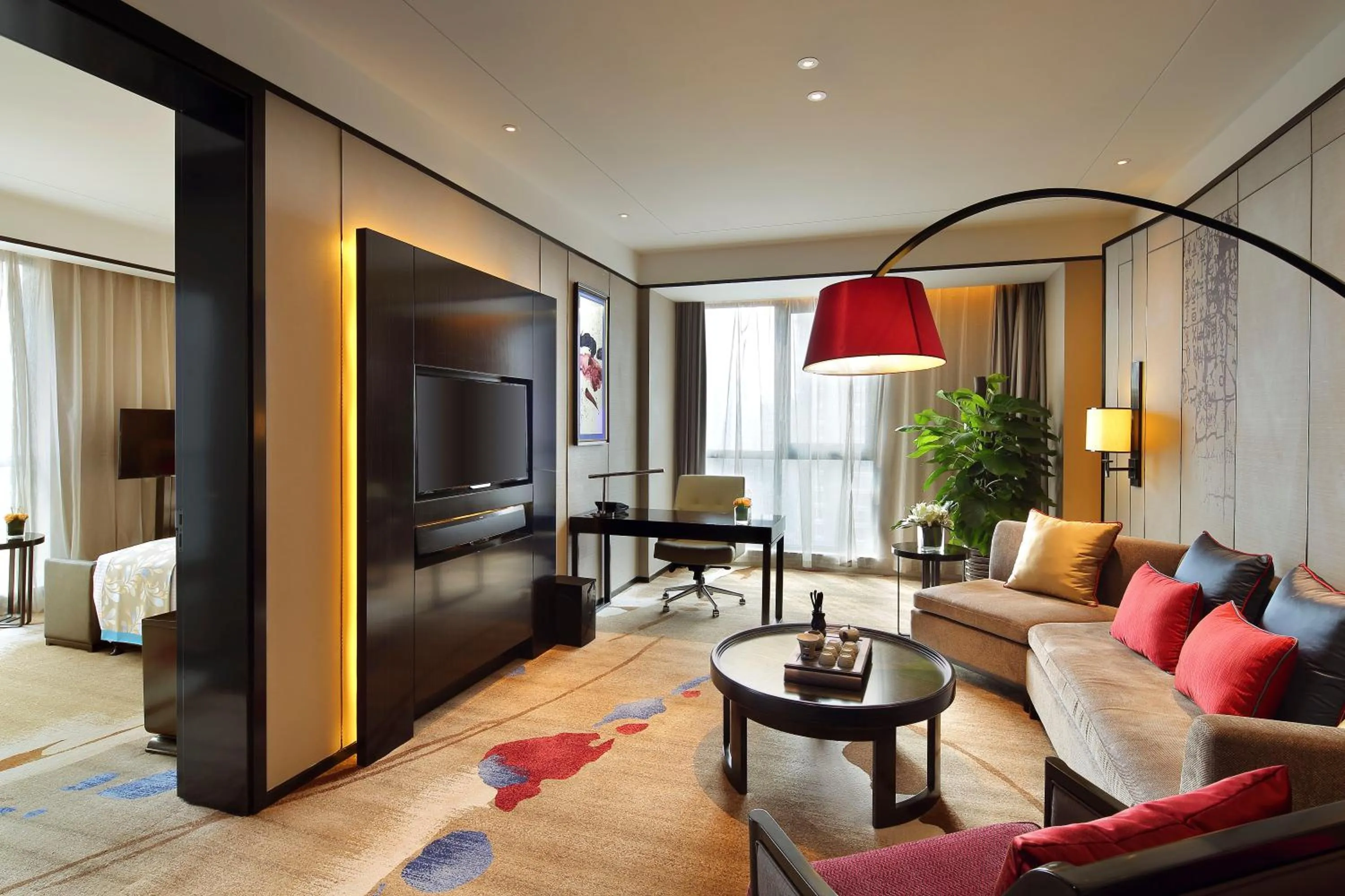 Living room in Anyang Wanda Realm Hotel