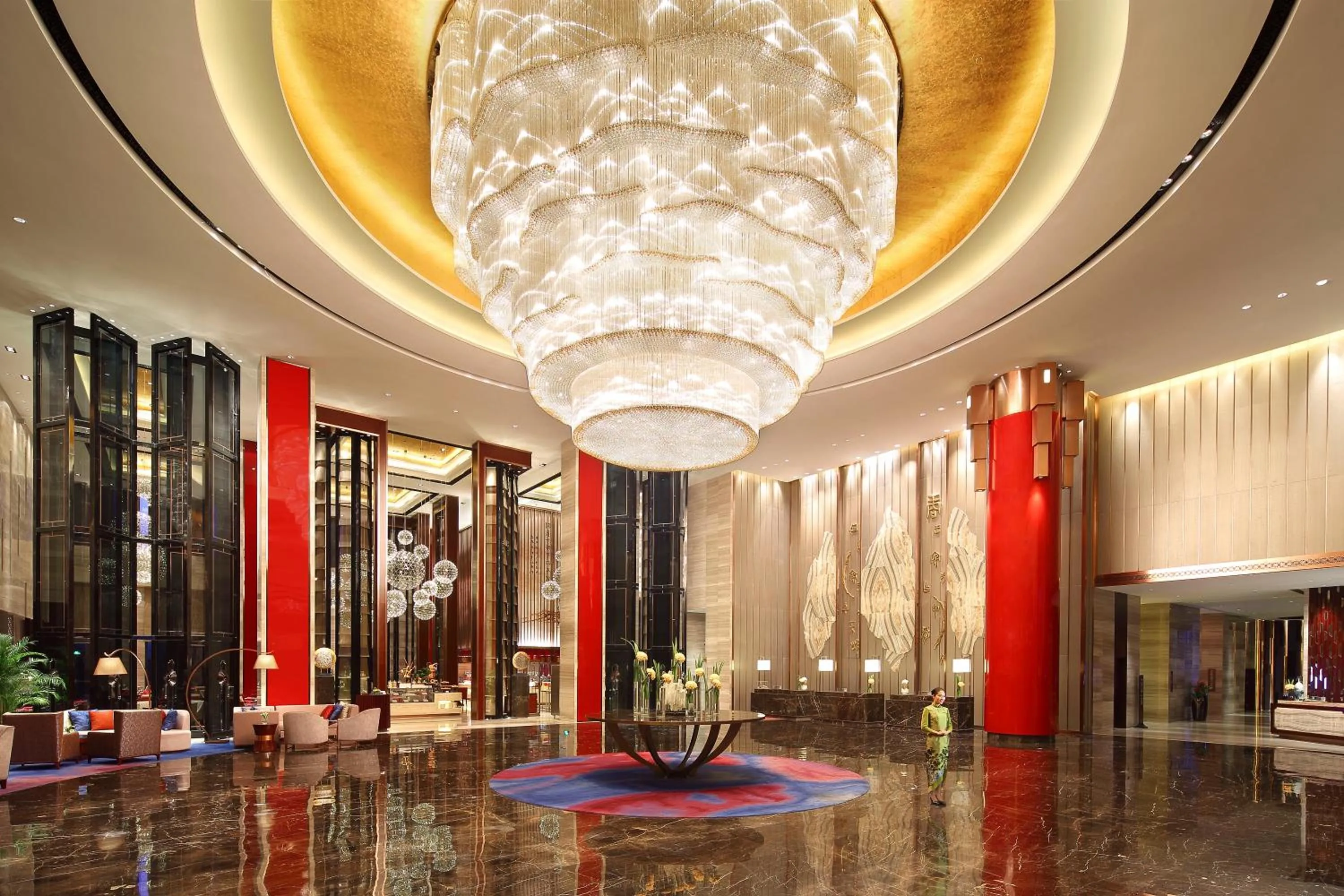 Lobby or reception in Anyang Wanda Realm Hotel