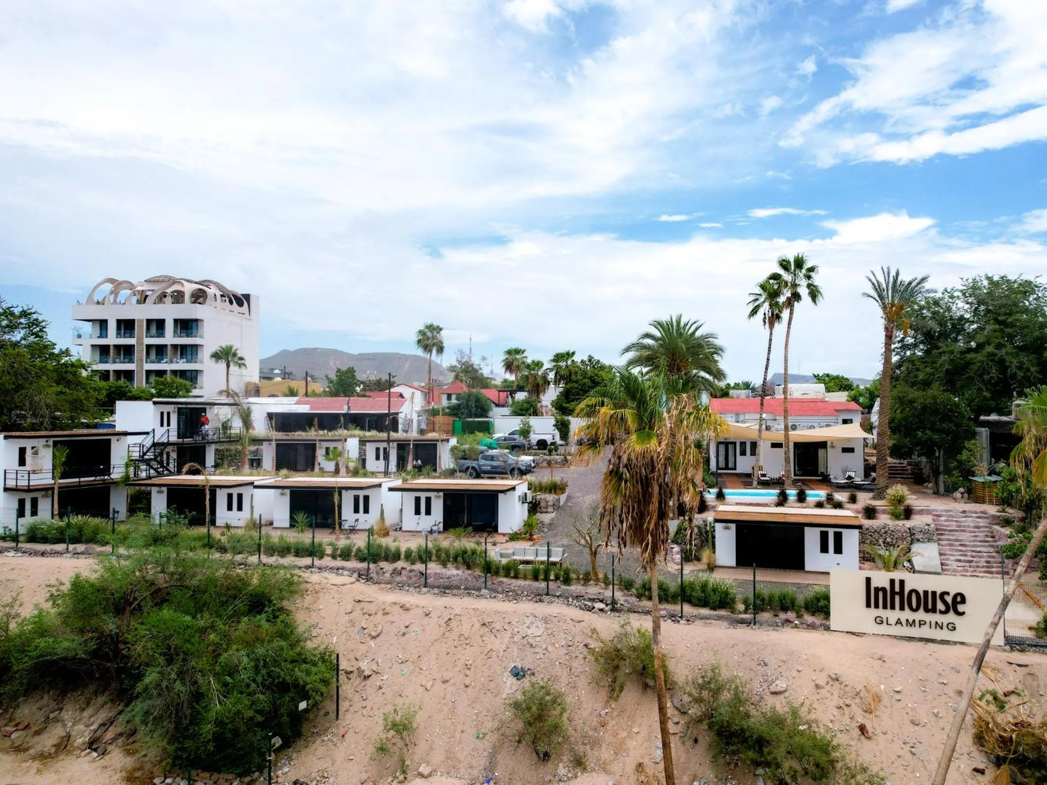 Property building in InHouse Glamping Hotel La Paz