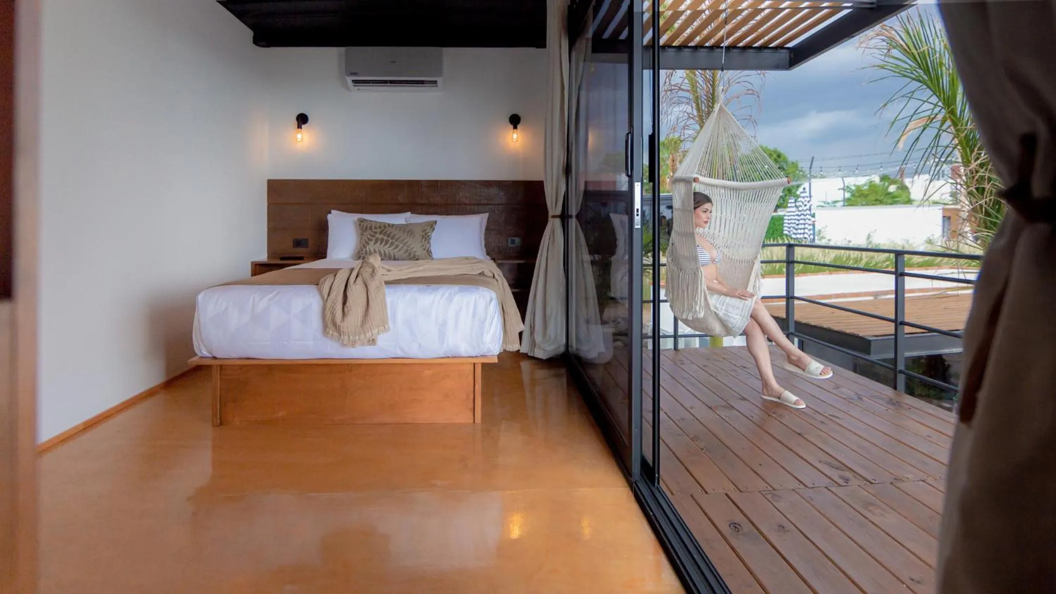 Bed in InHouse Glamping Hotel La Paz