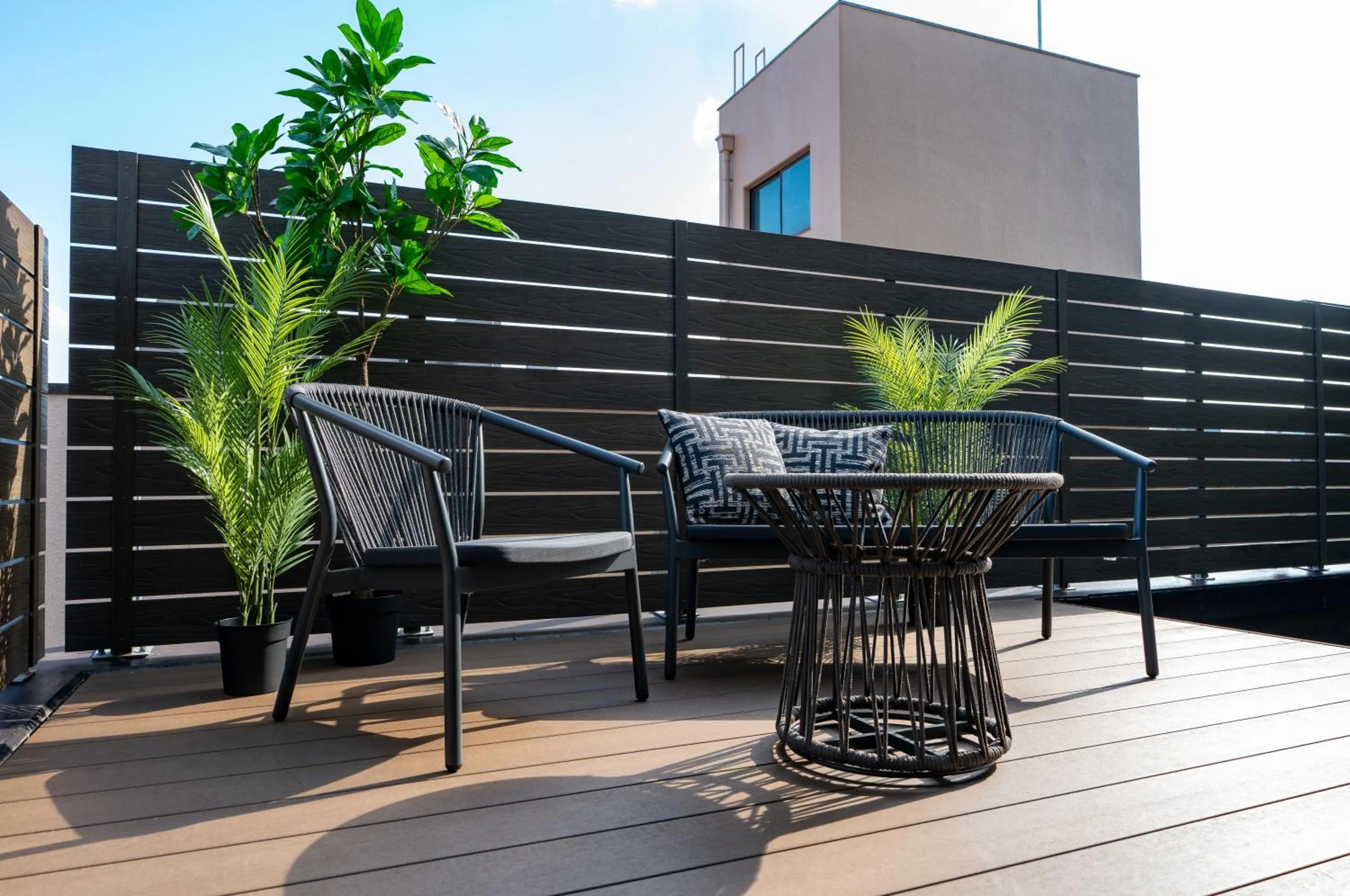 Balcony/Terrace in R&Run Kyoto Serviced Apartment & Suites