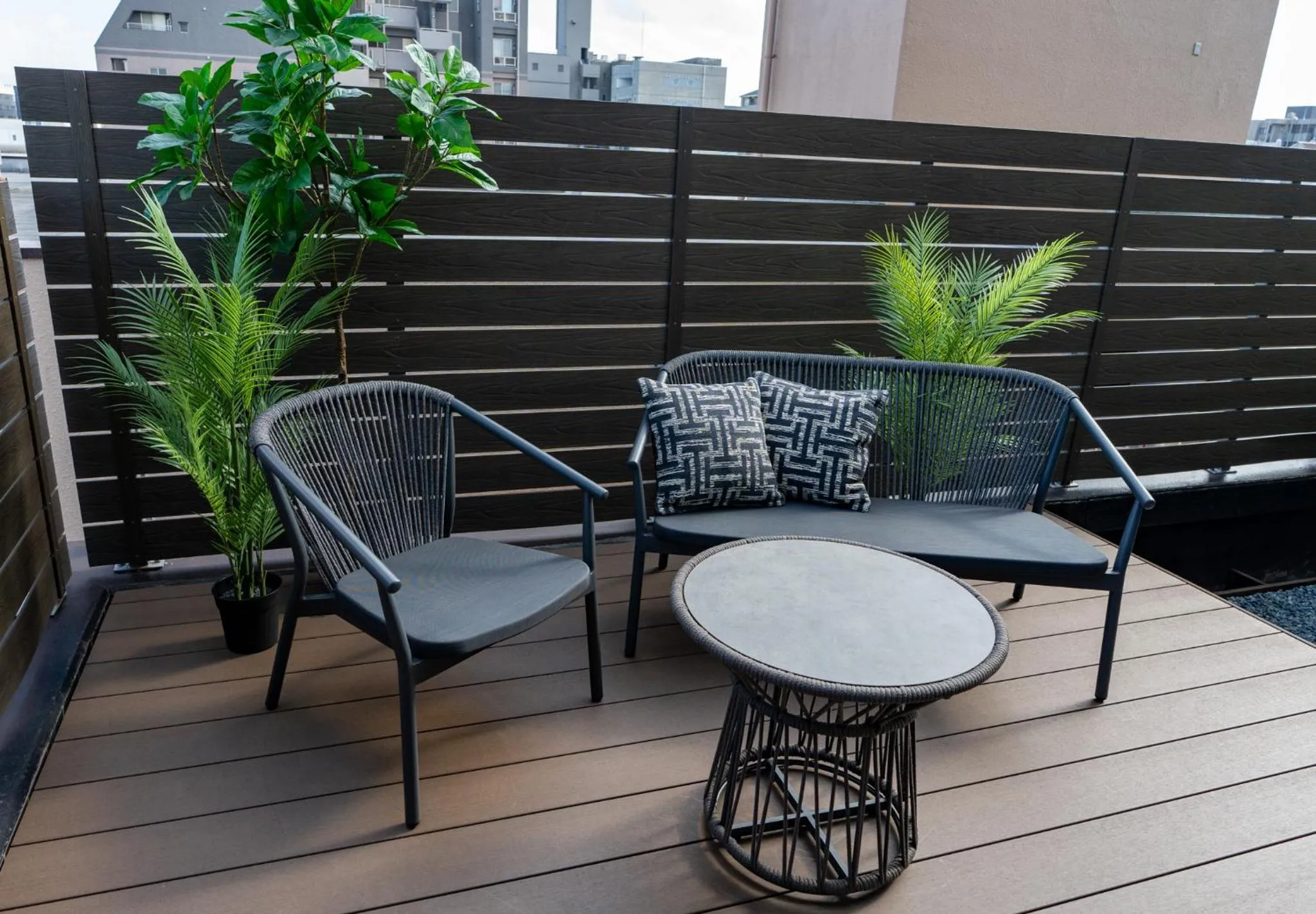 Balcony/Terrace in R&Run Kyoto Serviced Apartment & Suites