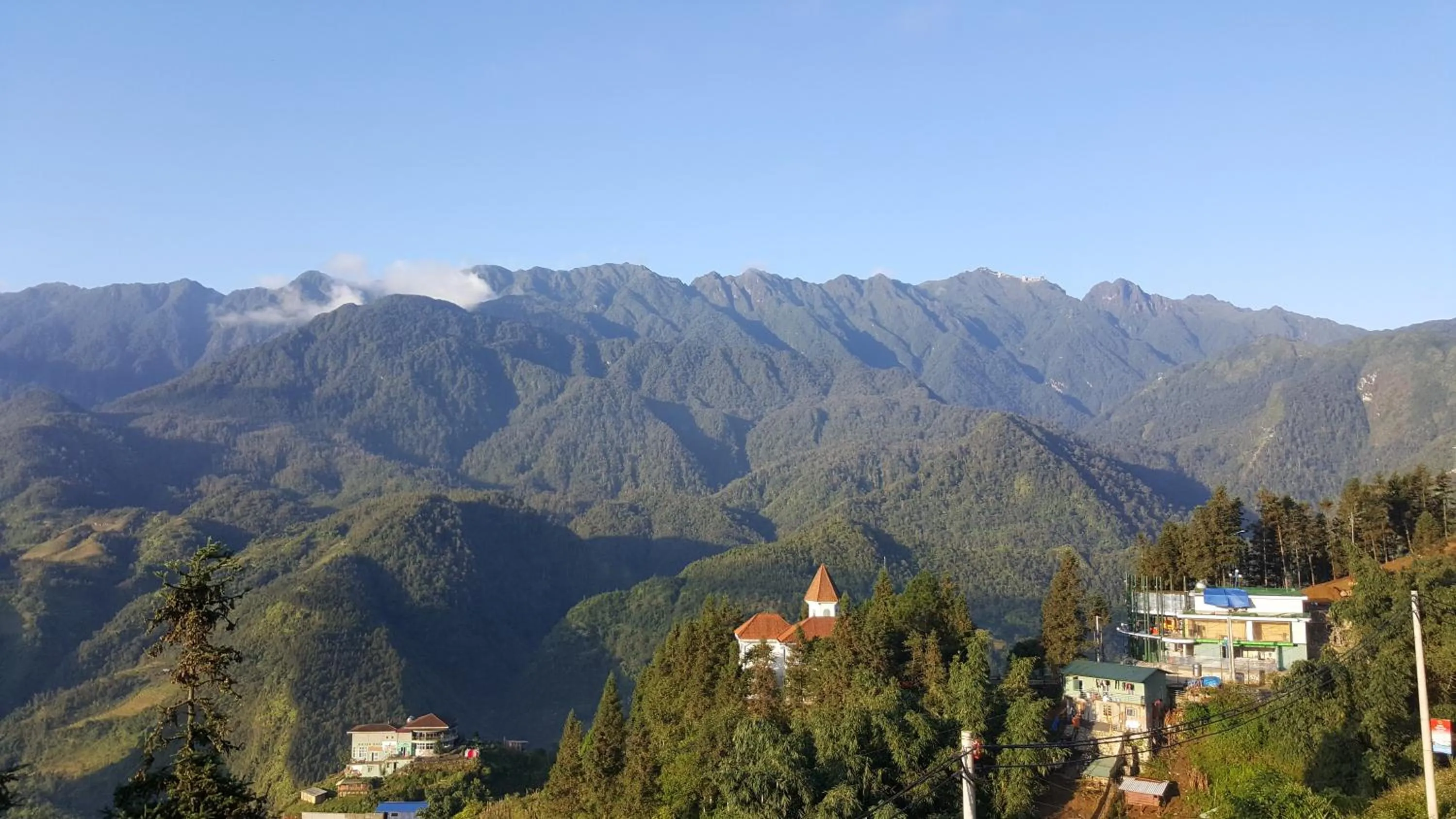 Mountain view in Sapa Scenery Hotel