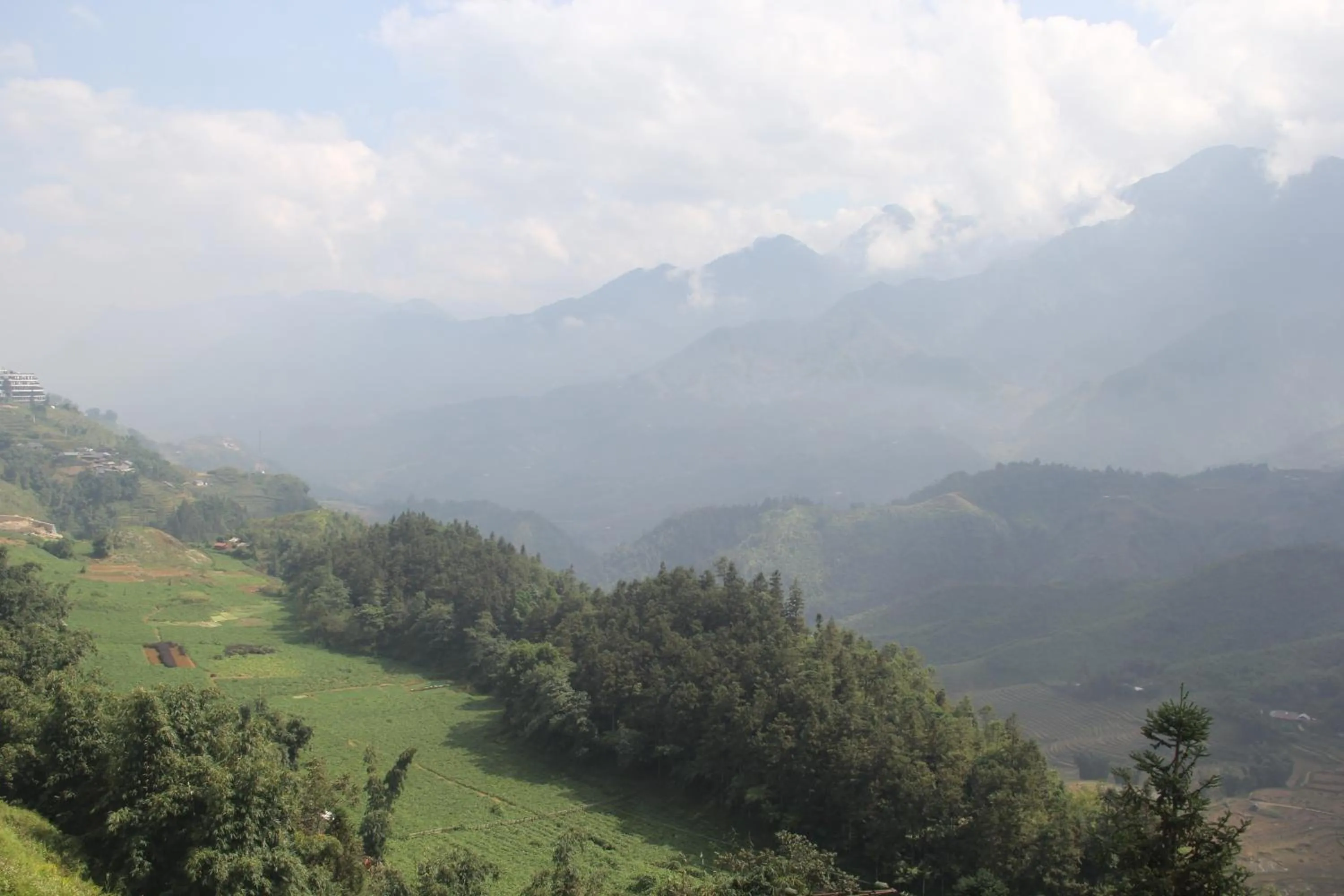 Mountain view in Sapa Scenery Hotel