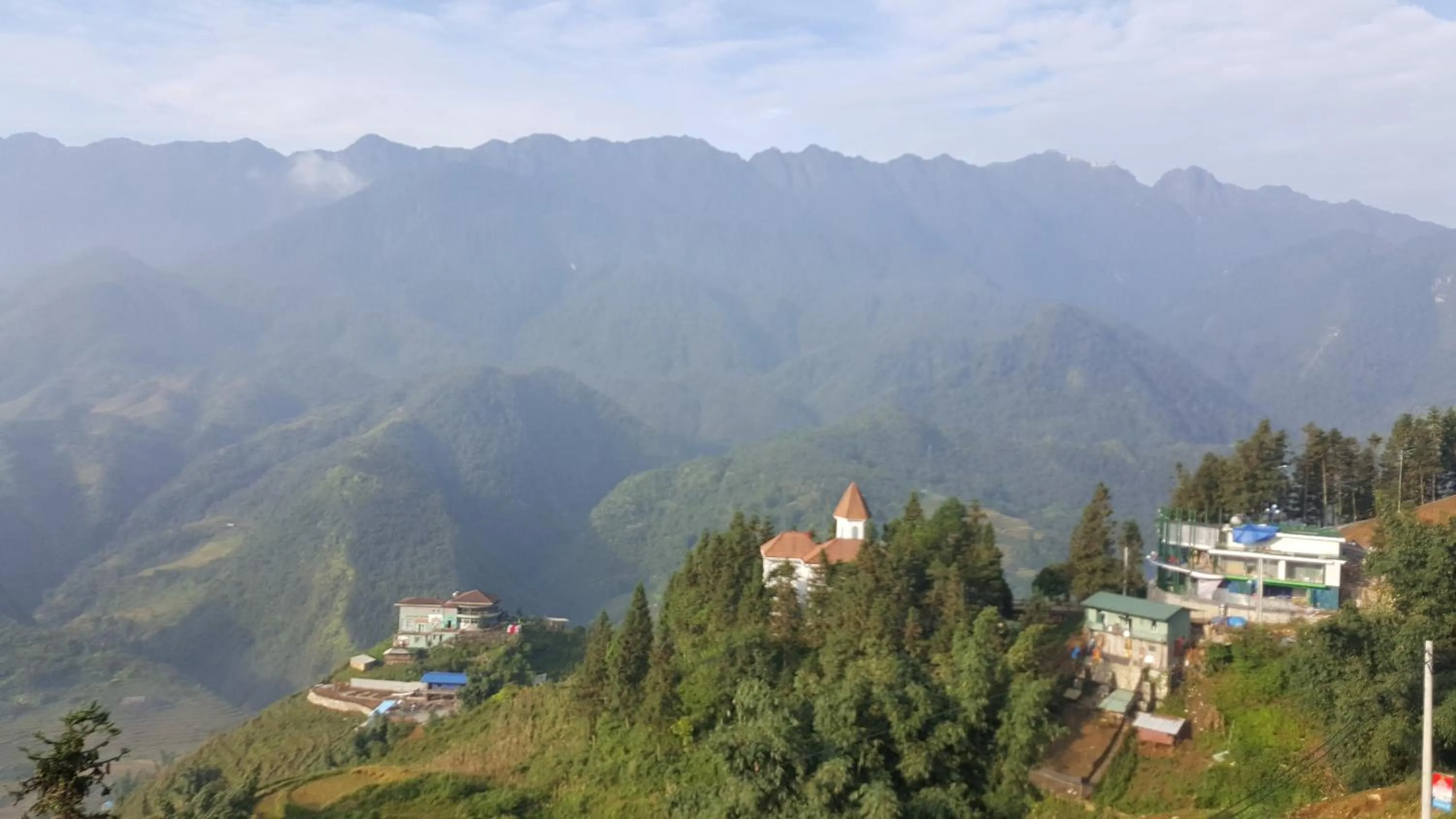 Mountain view in Sapa Scenery Hotel