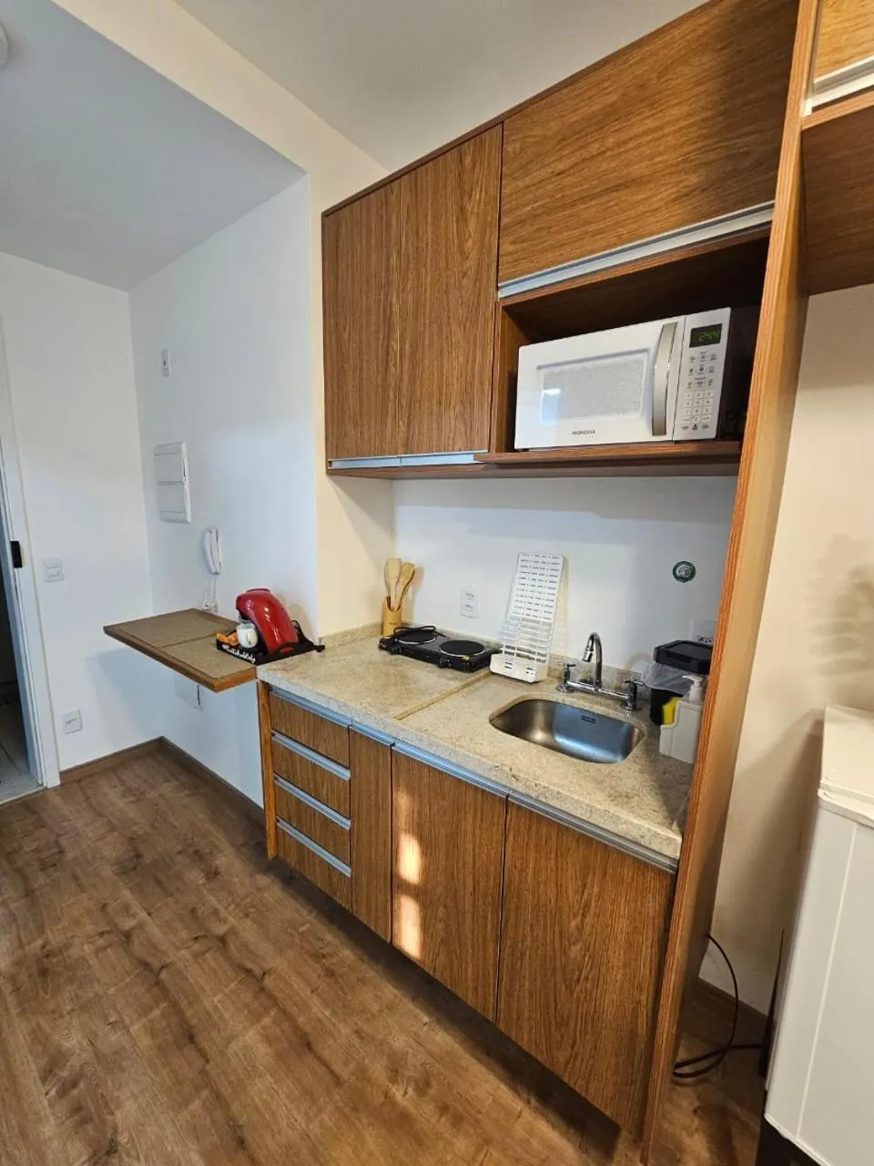Kitchen or kitchenette in ZYZ Centro - Frente metrô Luz com vaga rotativa