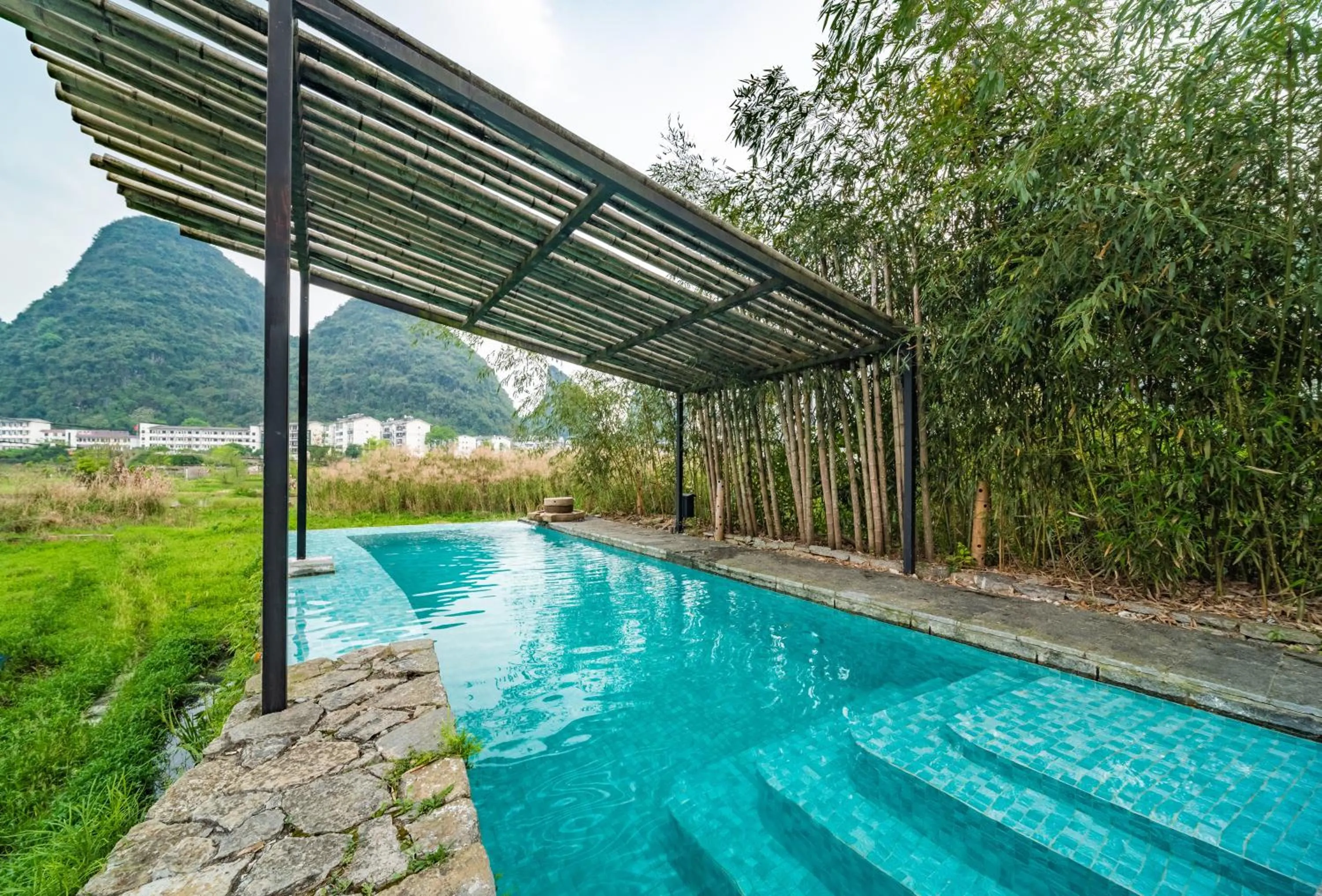 Swimming pool in Yangshuo Sudder Street Guesthouse