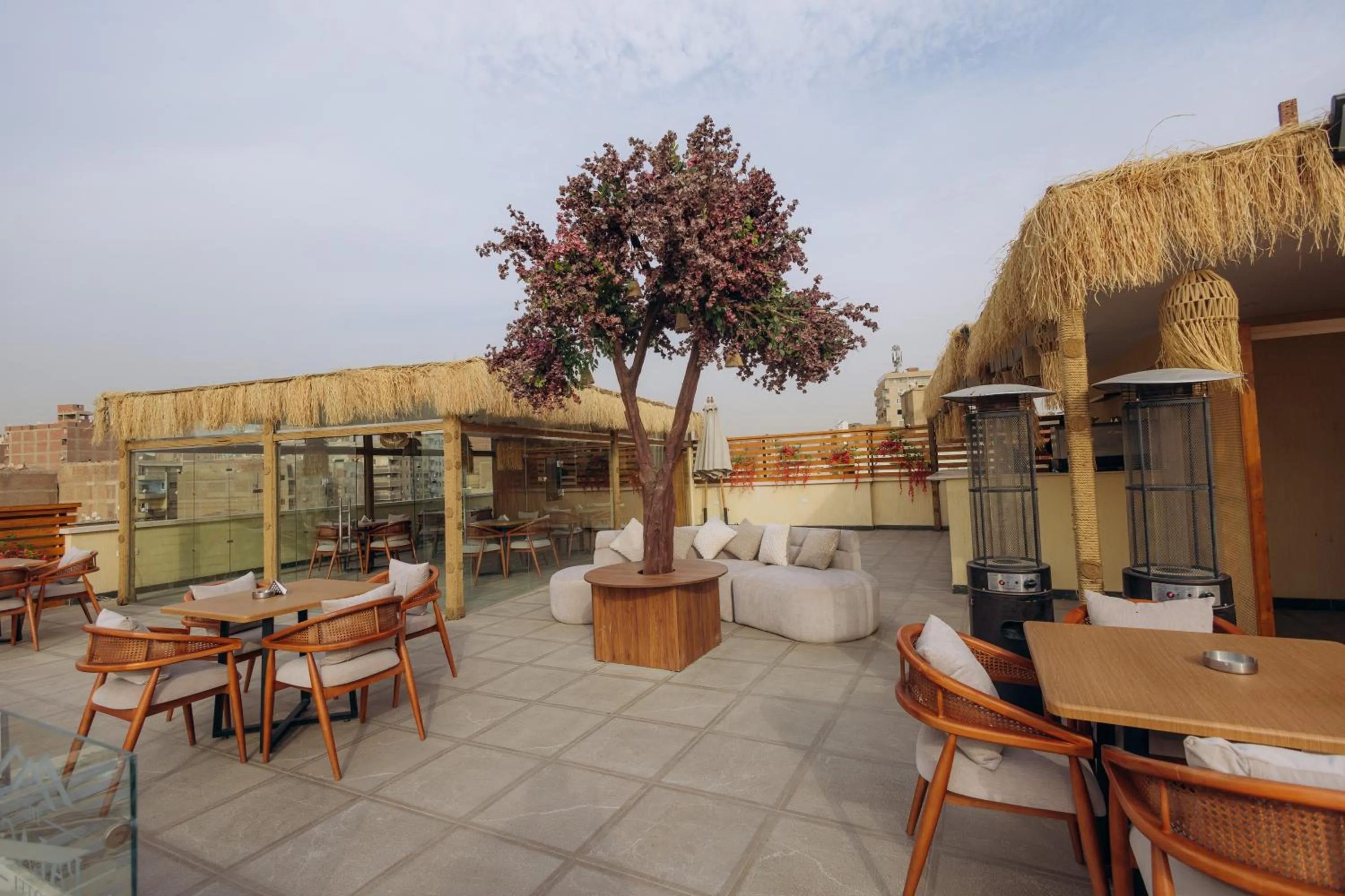 Dining area in The Palace Pyramids View Hotel