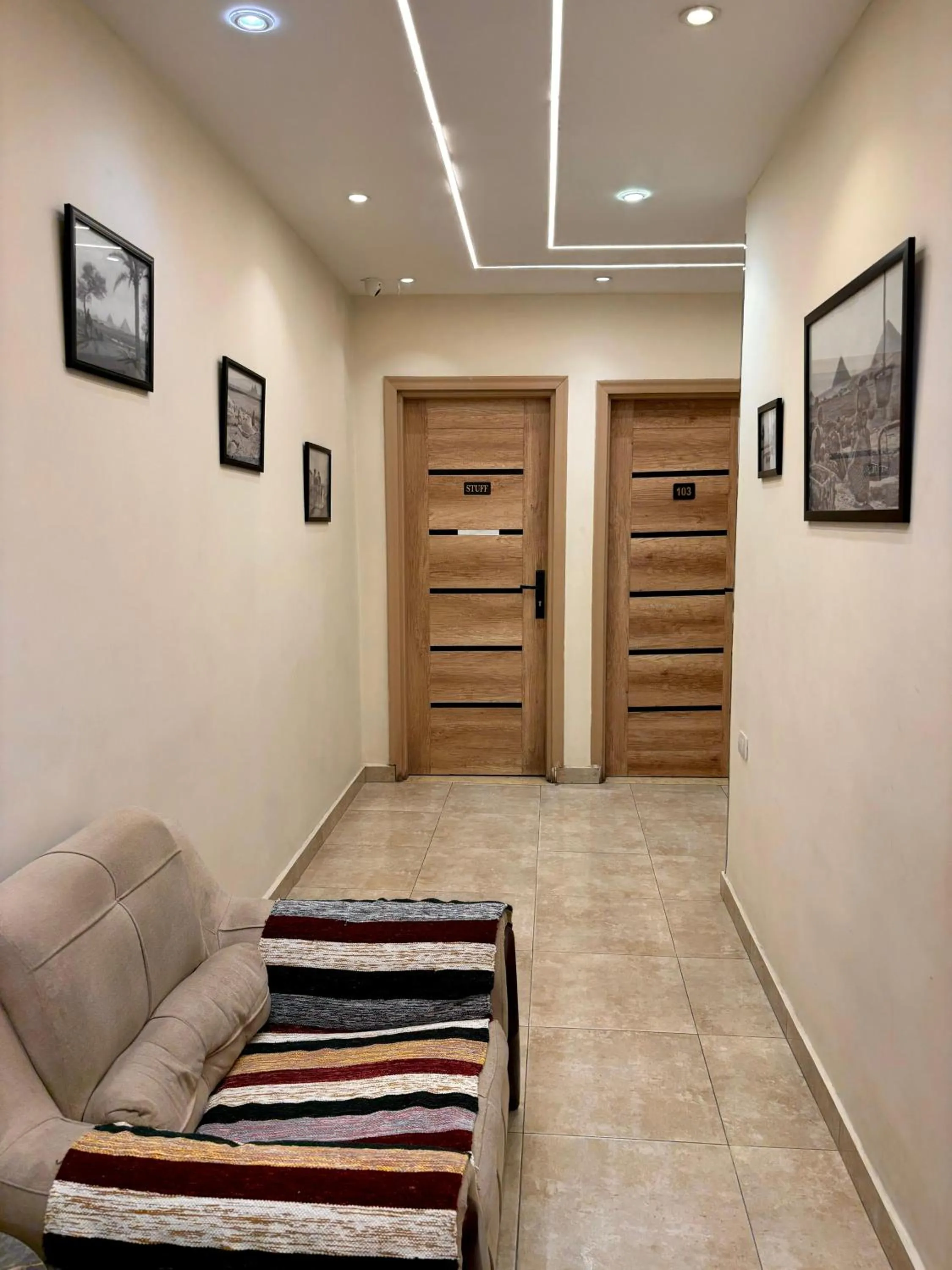 wardrobe in The Palace Pyramids View Hotel