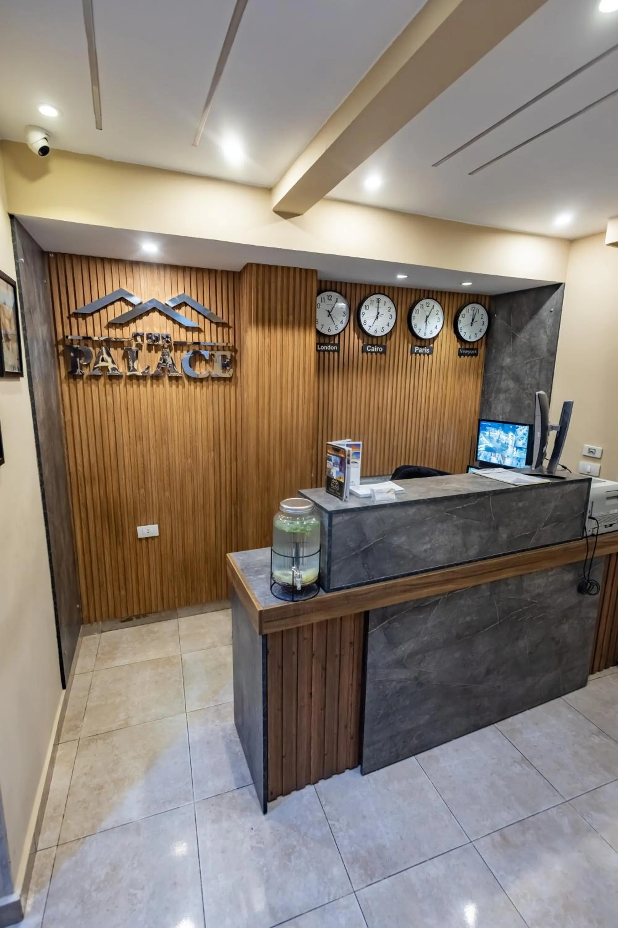 Lobby or reception in The Palace Pyramids View Hotel