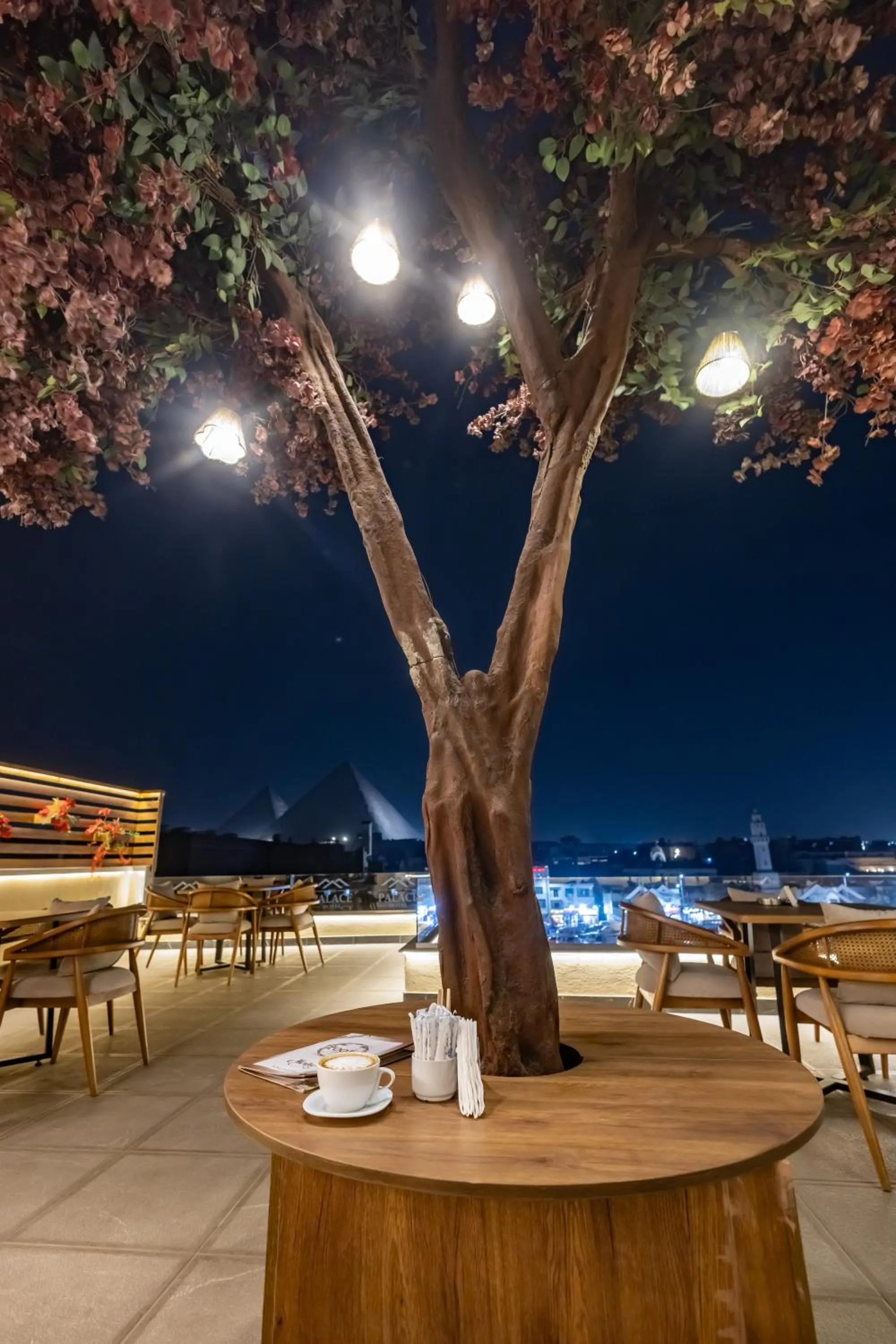 Restaurant/places to eat in The Palace Pyramids View Hotel