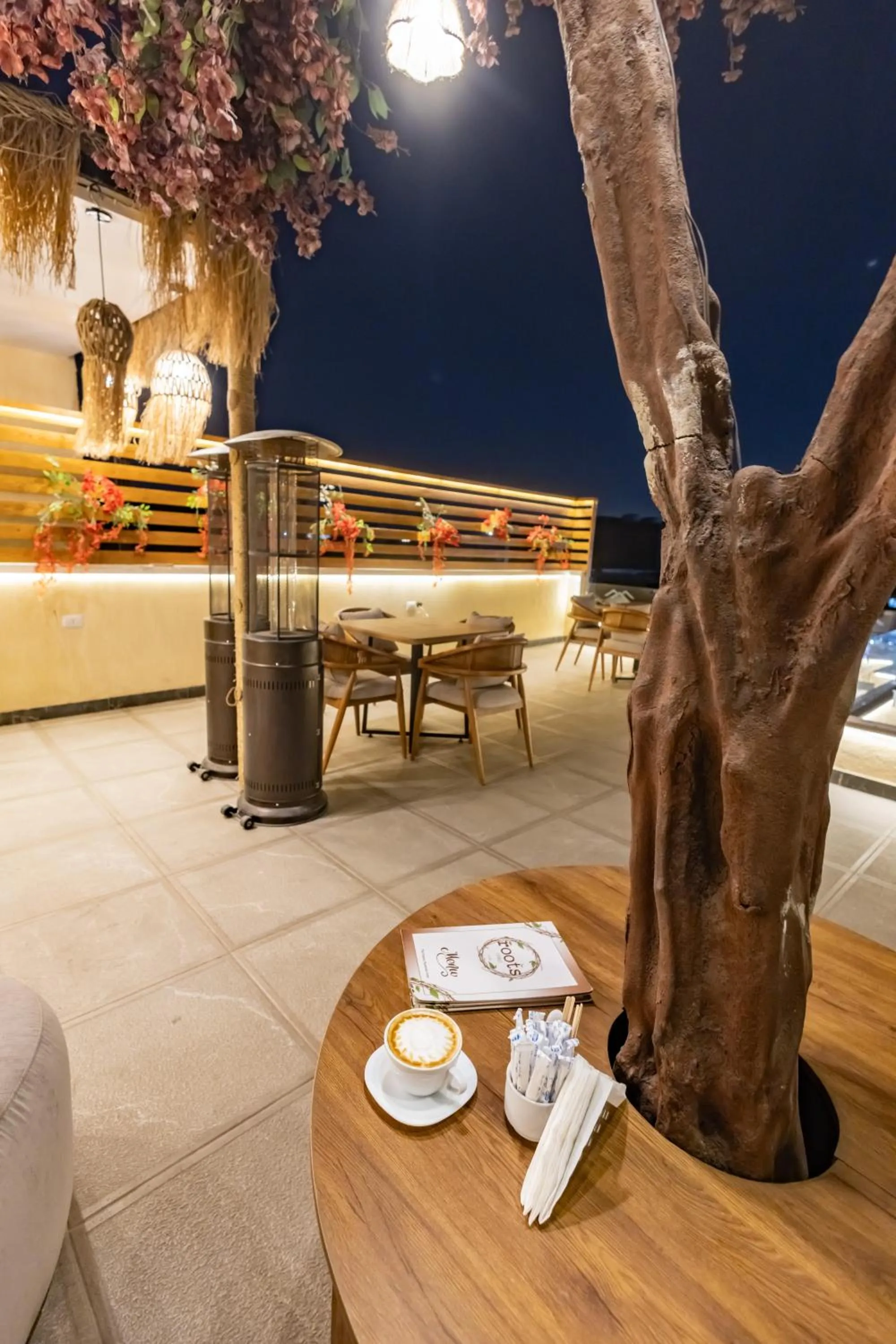 Dining area in The Palace Pyramids View Hotel